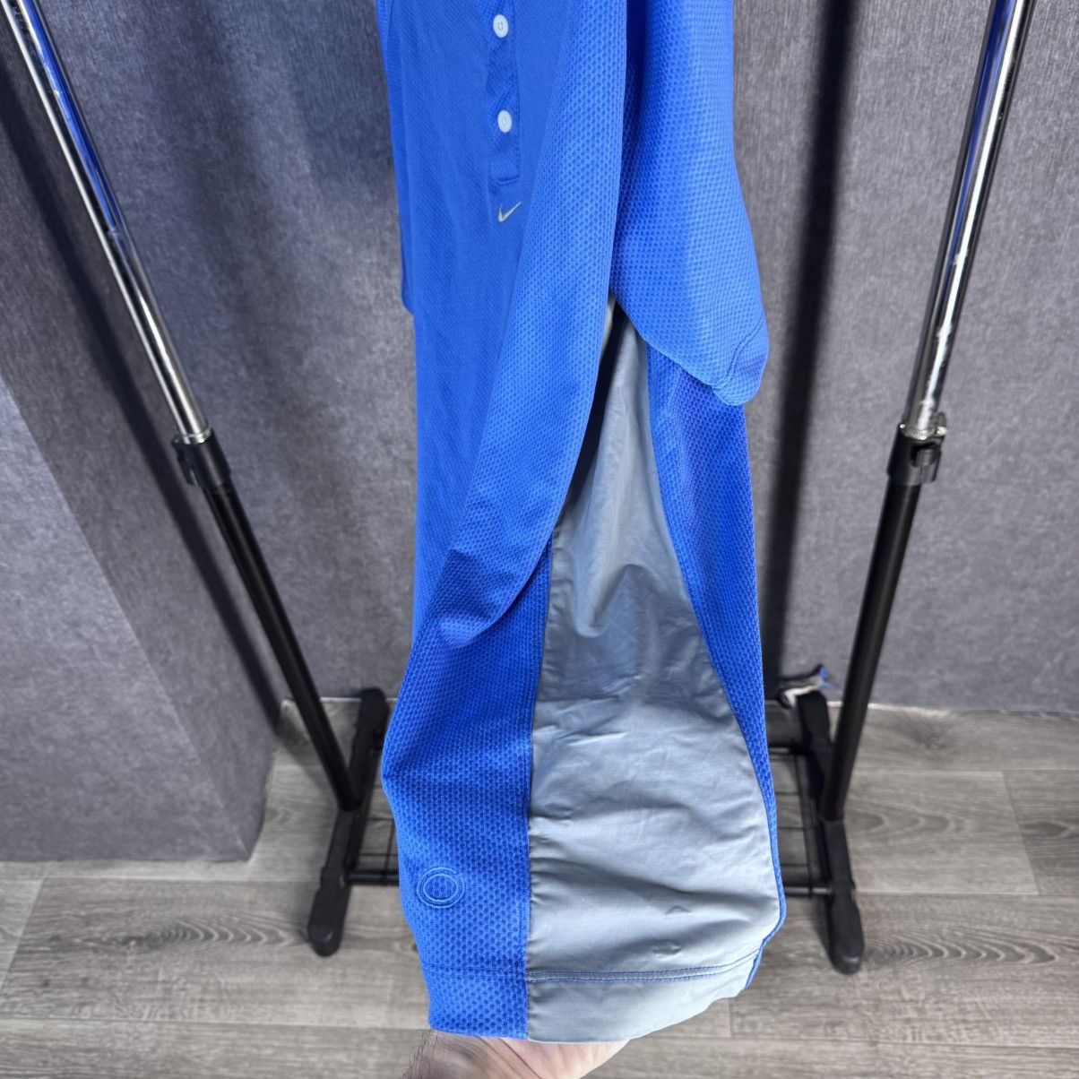 Nike Nike Golf vintage blue center swoosh jersey polo tee shirt Size US L / EU 52-54 / 3 - 10 Thumbnail