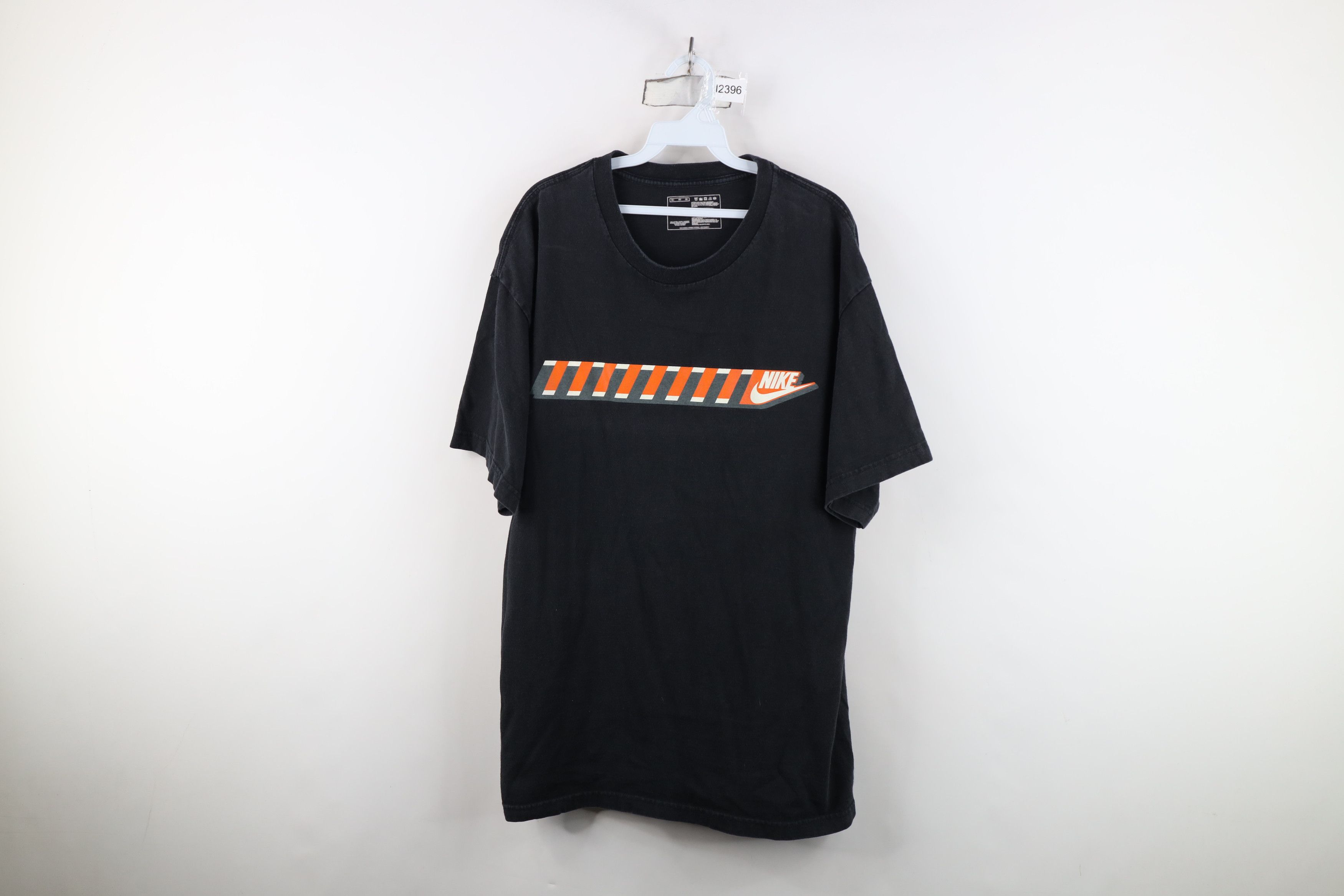 Nike Vintage Y2K Nike Mini Swoosh Block Letter T-Shirt Black Size US XL / EU 56 / 4 - 1 Thumbnail
