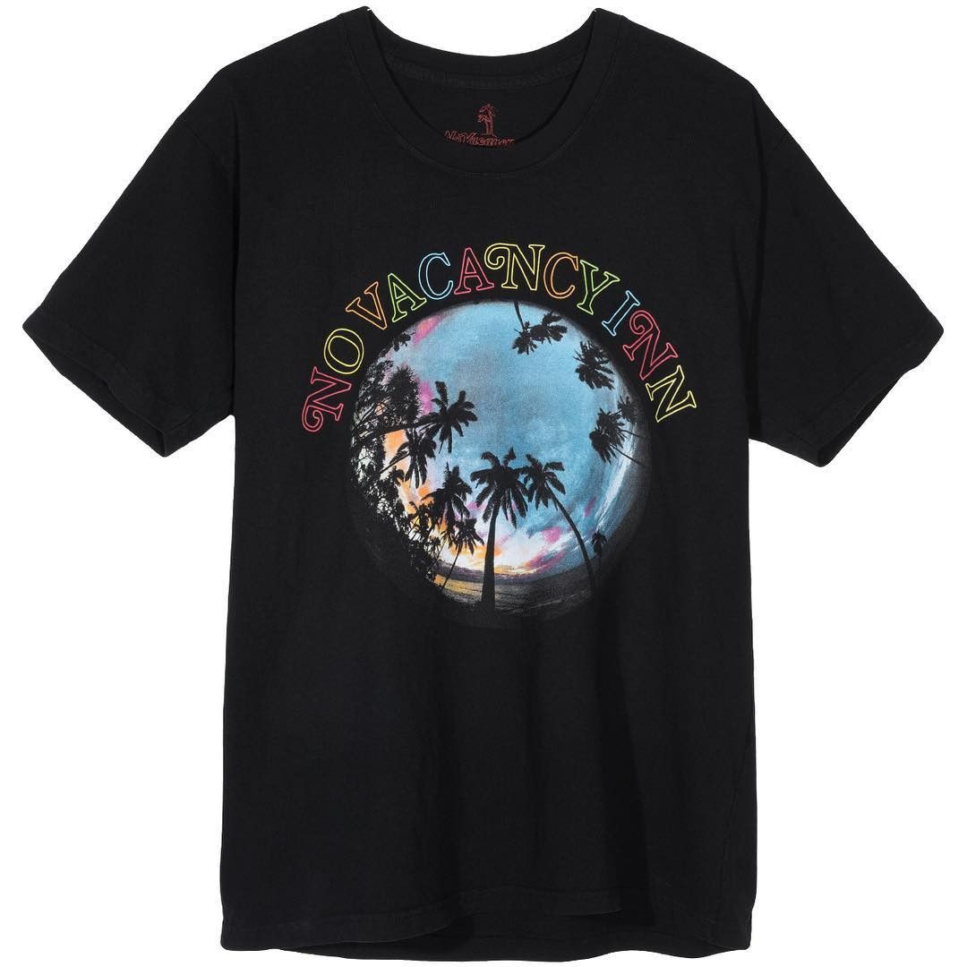 image of Dsm Dover Street Market La Palm Trees Black, Men's (Size Medium)