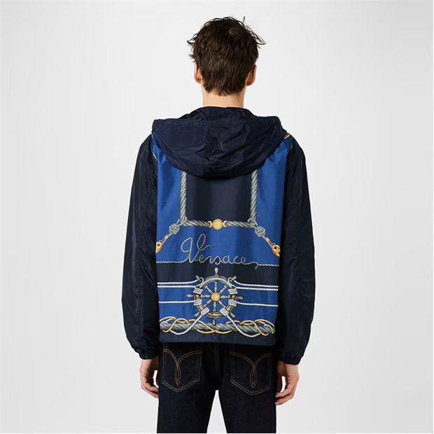 Versace o1g2r1mq0824 Nautical Windbreaker Jackets in Multicolor Size US XL / EU 56 / 4 - 5 Thumbnail