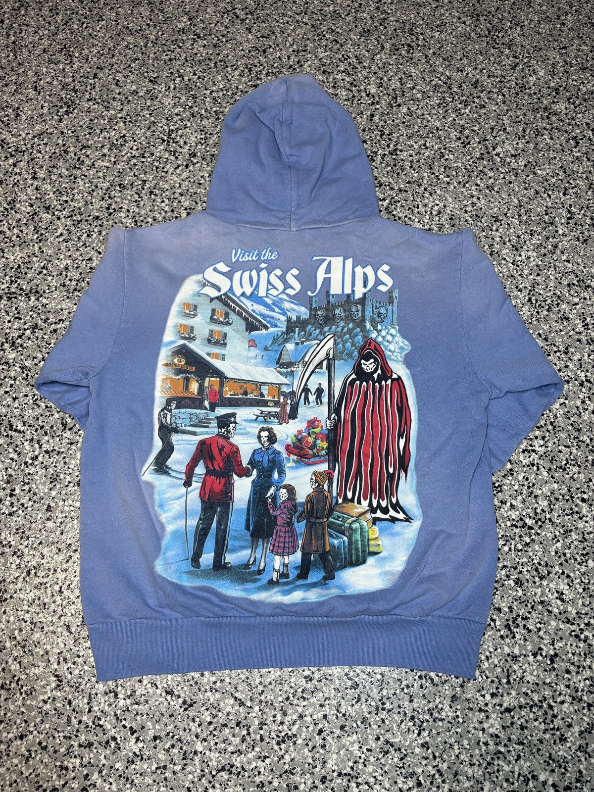 Warren Lotas 2024 Warren Lotas “Visit The Swiss Alps” Hoodie Size L Size US L / EU 52-54 / 3 - 1 Thumbnail
