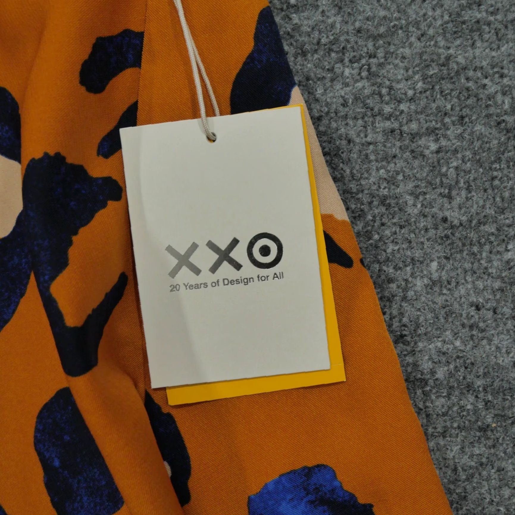 3.1 Phillip Lim VINTAGE 3.1 Phillip Lim Skirt Womens 14 Orange Blue Leopard Target Casual Size 36" / US 14 / IT 50 - 3 Thumbnail