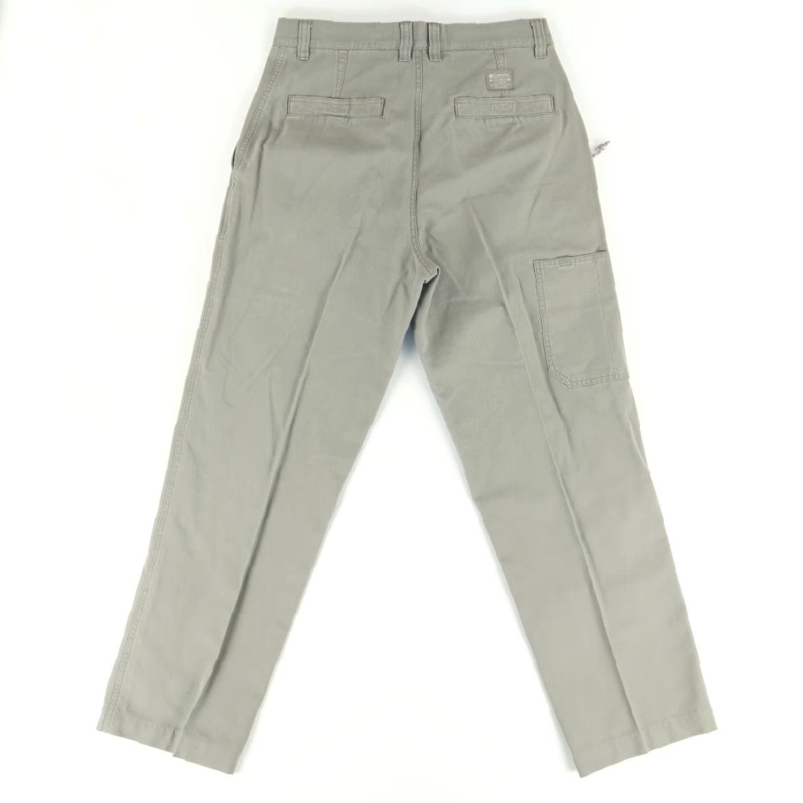 Vintage Columbia Men Gray Cotton Khaki Chino Pants 32 Inseam 32 Regular Fit Size US 32 / EU 48 - 4 Thumbnail