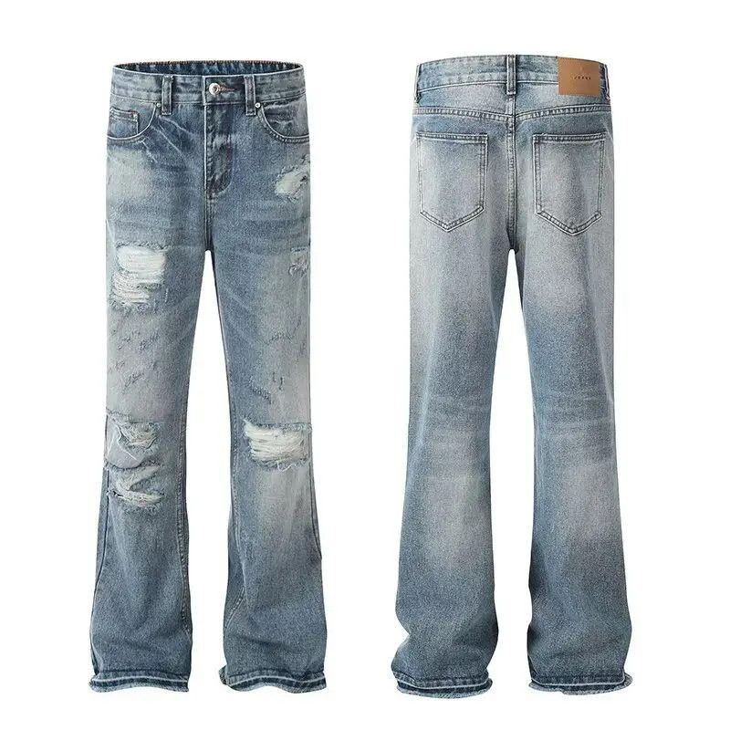 Japanese Brand Retro loose hip-hop ripped jeans Size US 30 / EU 46 - 5 Thumbnail