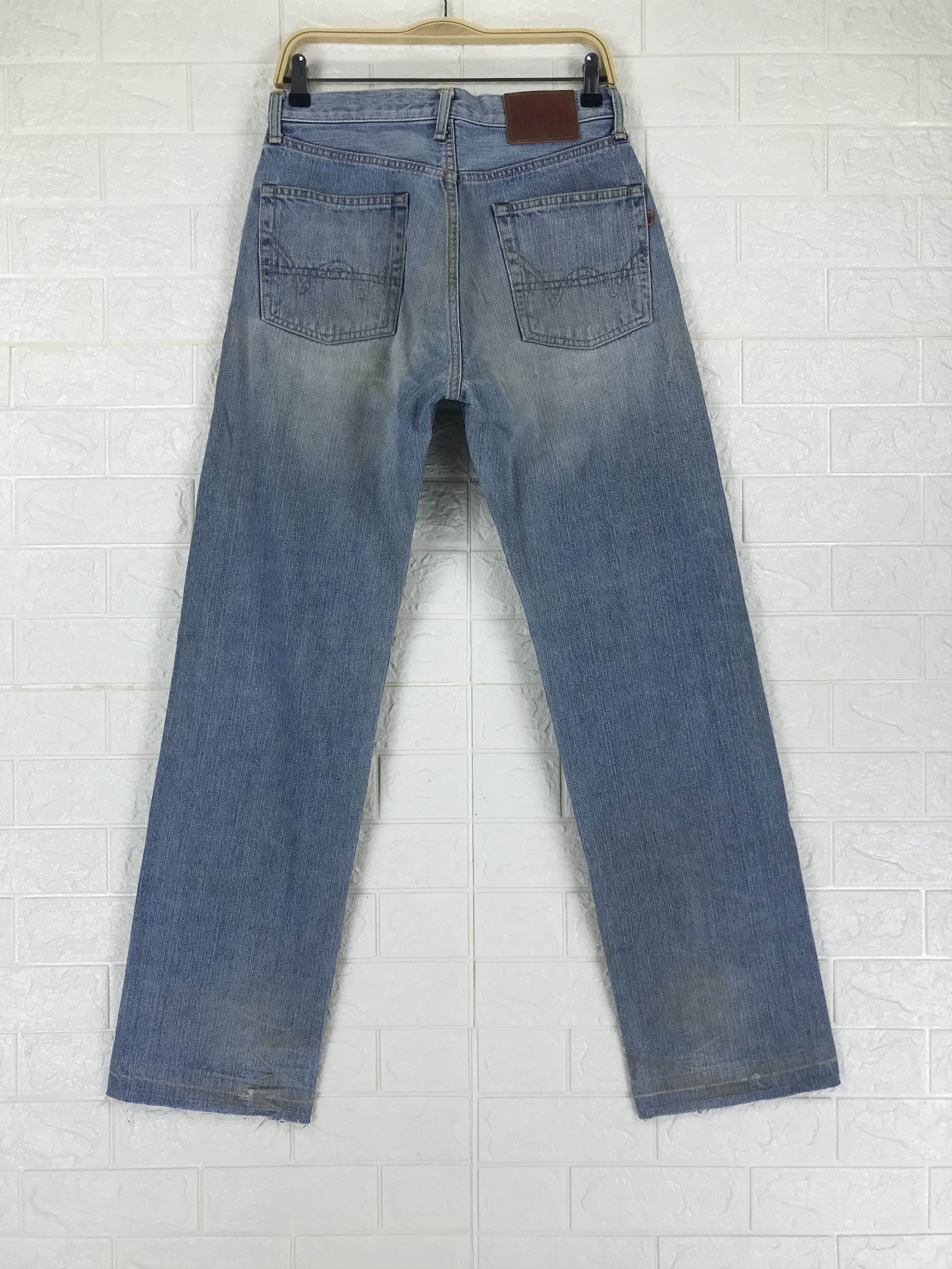 Edwin Vintage 90s Edwin 505X Orange Tab Selvedge Jeans Size US 29 - 6 Thumbnail