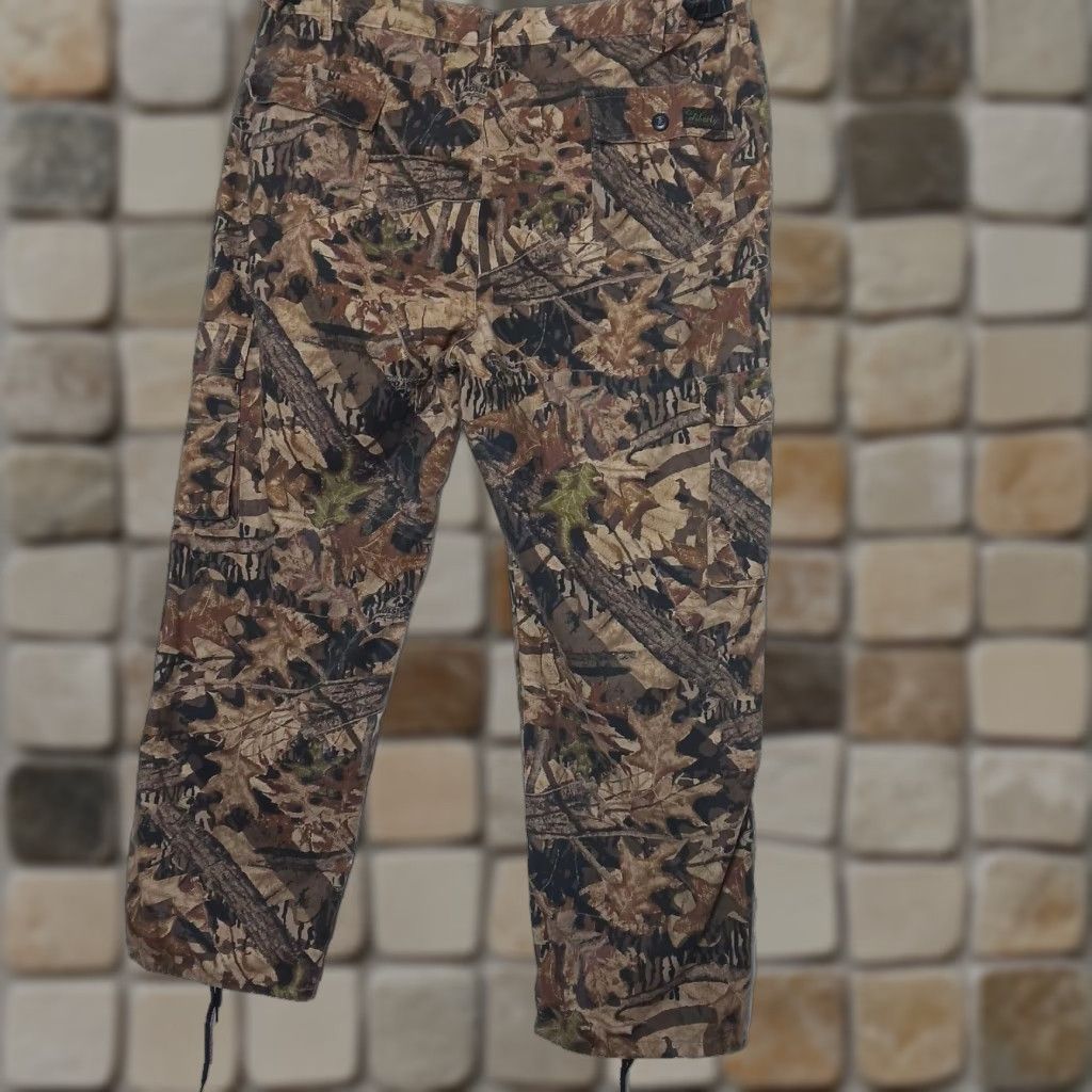 AMO VINTAGE Liberty Camo Cargo Pants Mens 2XL Regular Camouflage Break Up Mossy Oak Cargo Pants Mens Size US 39 - 1 Thumbnail
