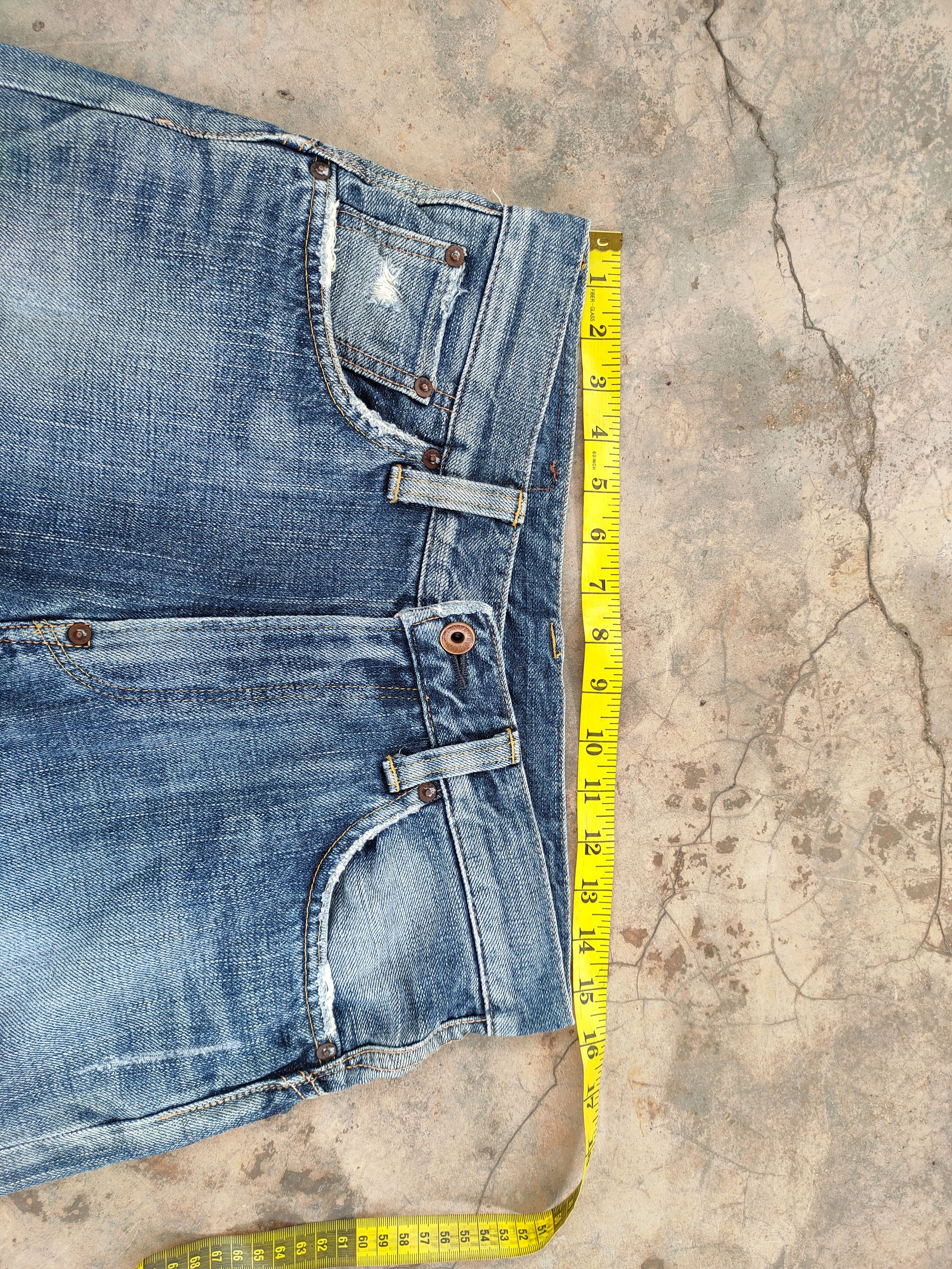 Edwin W31 VINTAGE EDWIN ORANGE TAG FADED DISTRESSED JEANS PANTS Size US 31 - 8 Thumbnail
