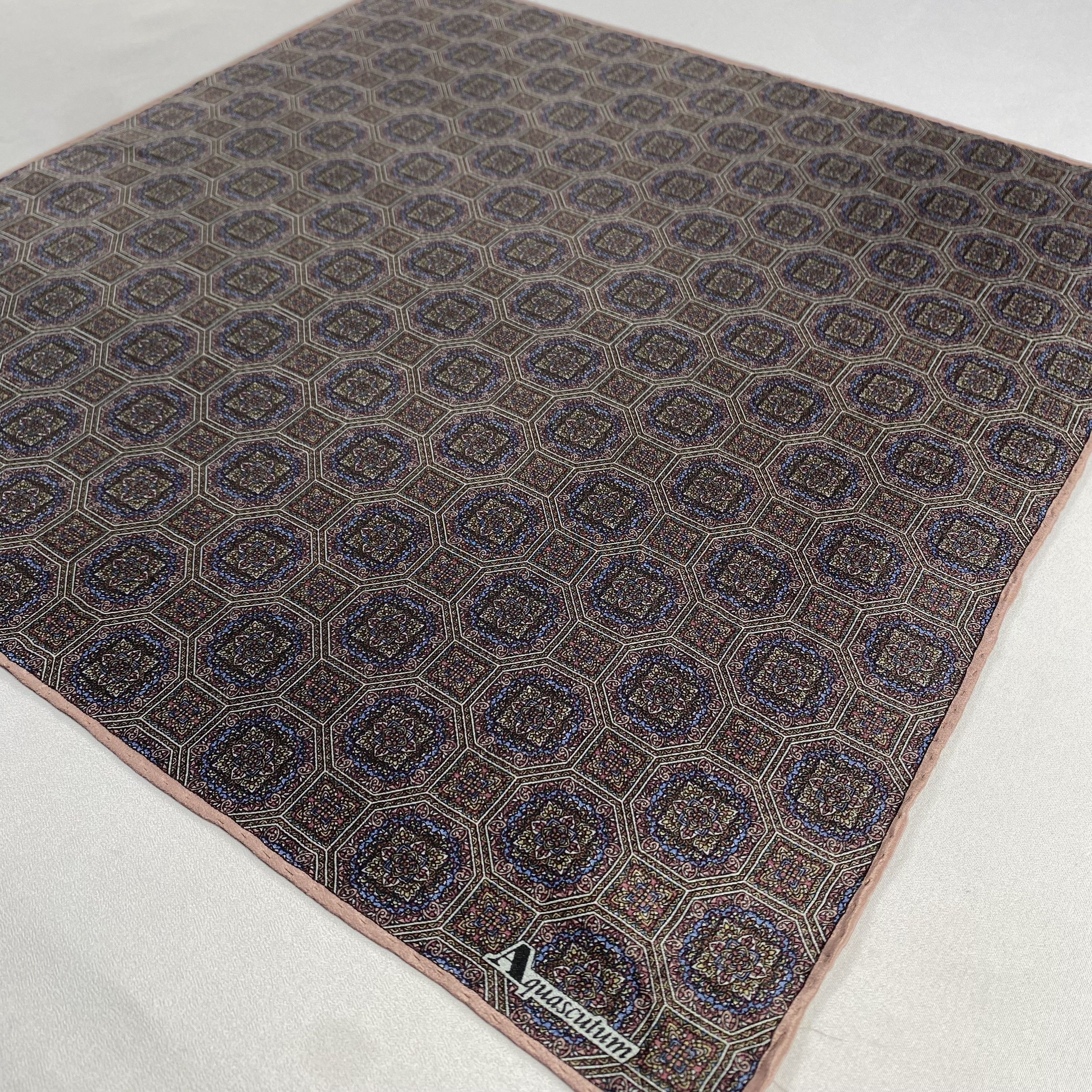 Aquascutum × Vintage Aquascutum Neckerchief / Bandana / Handkerchief-P1659 Size ONE SIZE - 2 Thumbnail