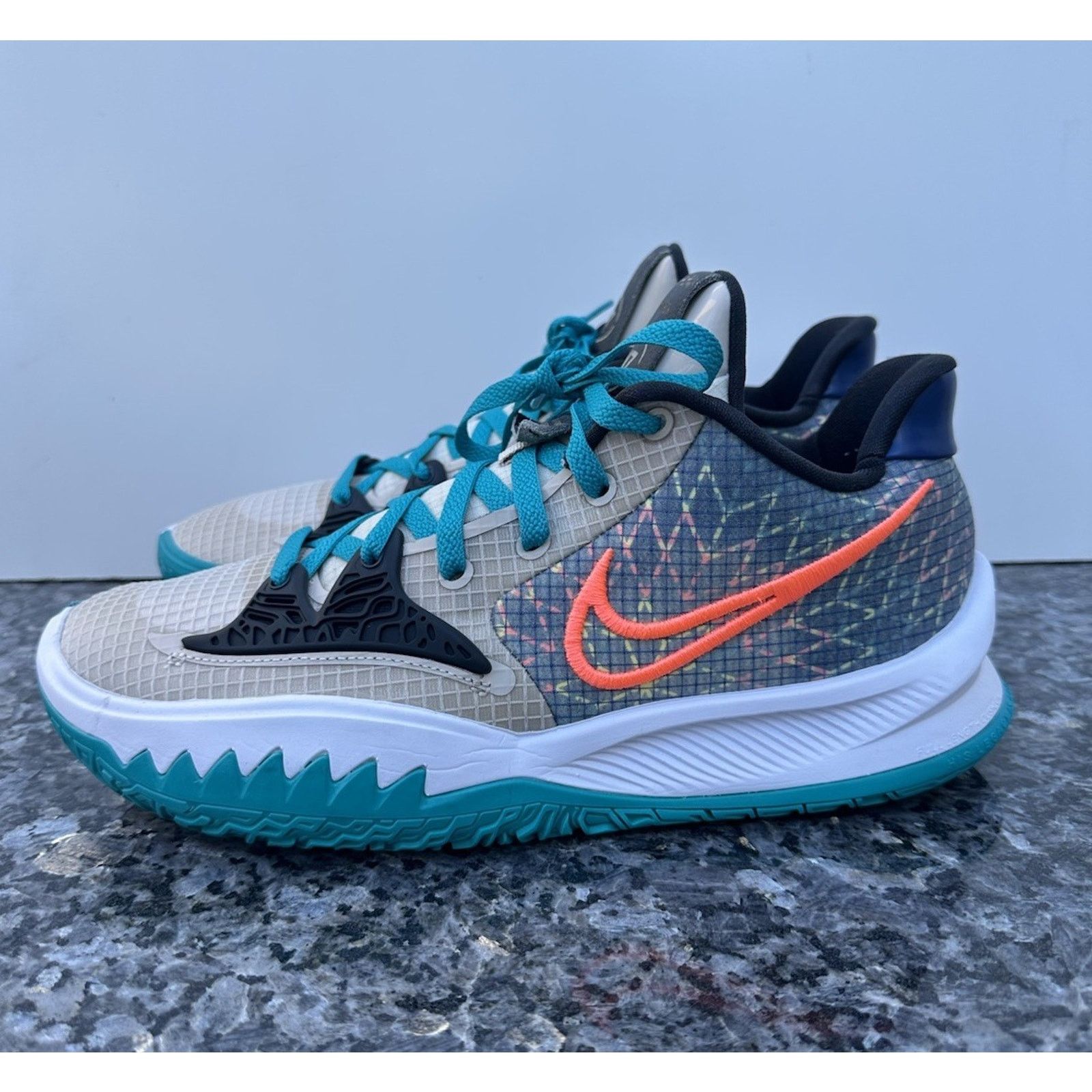 Nike RARE Nike Kyrie Low 4 N7 ID Sneakers DN2064-991 Men’s Sz 9.5 Size US 9.5 / EU 42-43 - 3 Thumbnail