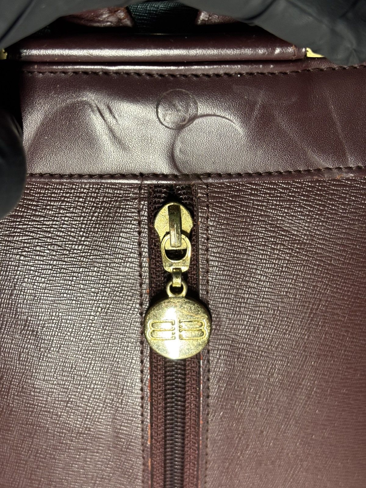Balenciaga (rlly2 worn) Vintage Balenciaga Backpack Maroon Size ONE SIZE - 12 Thumbnail