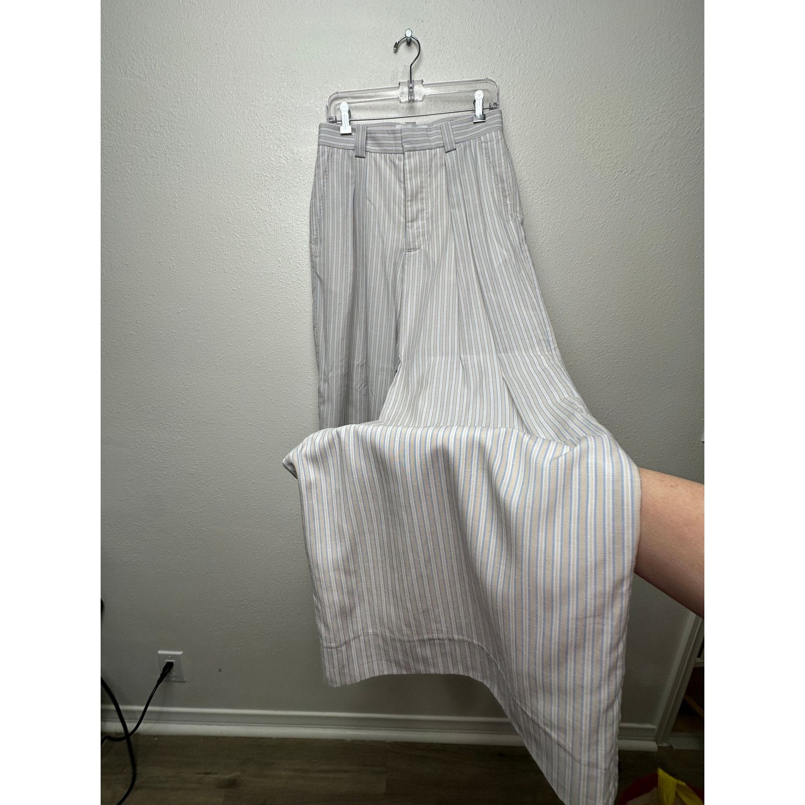 King & Tuckfield NWT King & Tuckfield Horizon Stripe Wide Leg Trouser US 30 Size US 30 / EU 46 - 1 Thumbnail