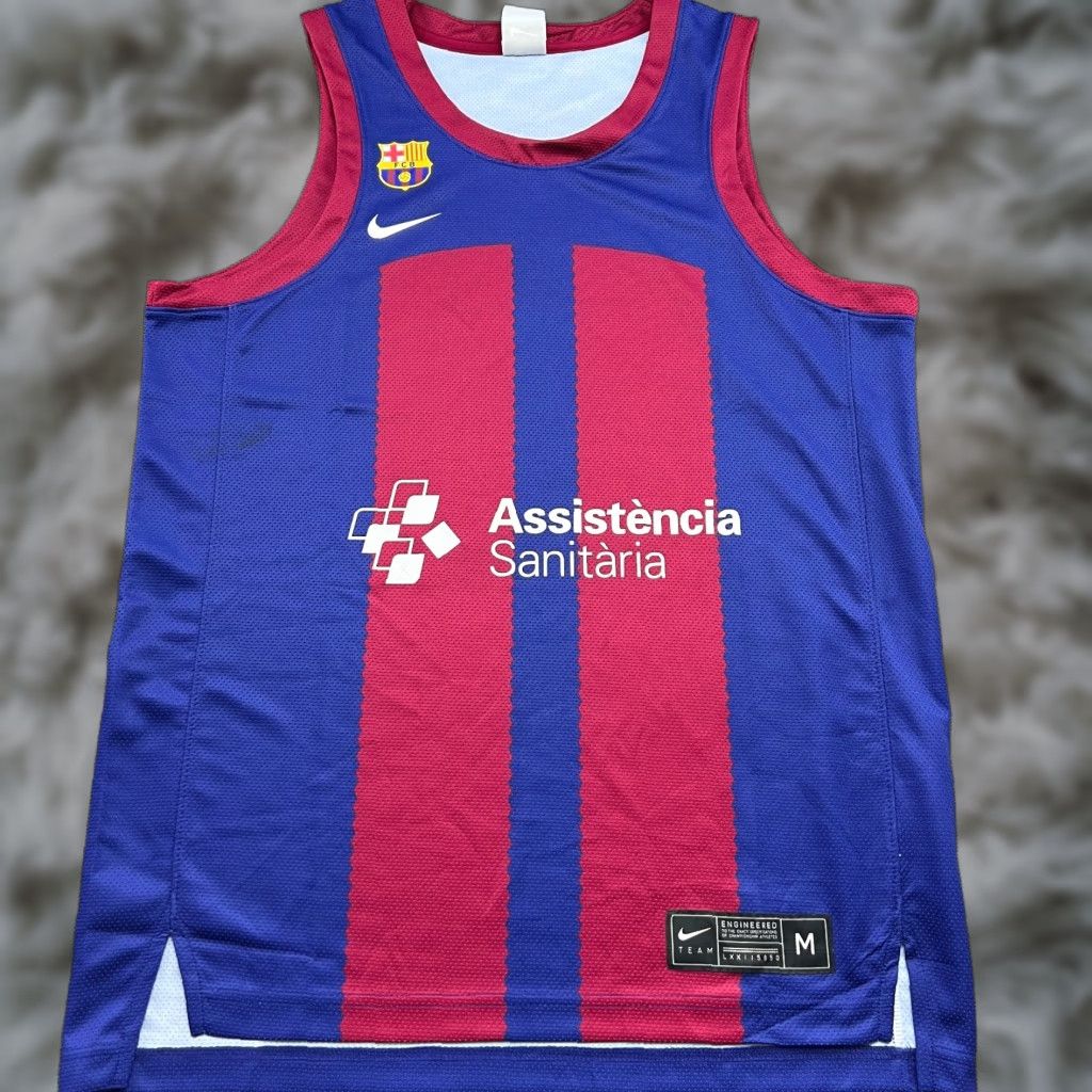 Nike Nike Barcelona 2023 2024 Home Basketball Jersey Mens M Tank Sleeveless Size US M / EU 48-50 / 2 - 1 Thumbnail