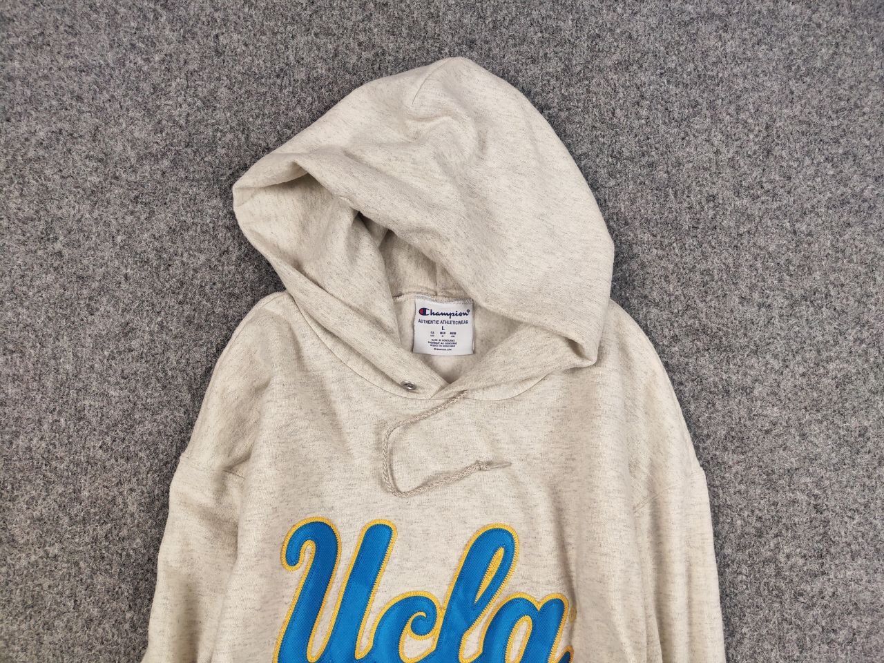 Champion Vintage Champion x Ucla Logo Classic Oversize Gray Hoodie Size US L / EU 52-54 / 3 - 8 Thumbnail
