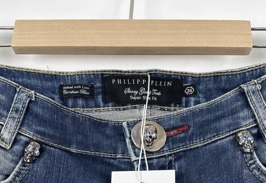 Philipp Plein Philipp Plein Blue Jeans J42 Size 26" / US 2 / IT 38 - 3 Thumbnail