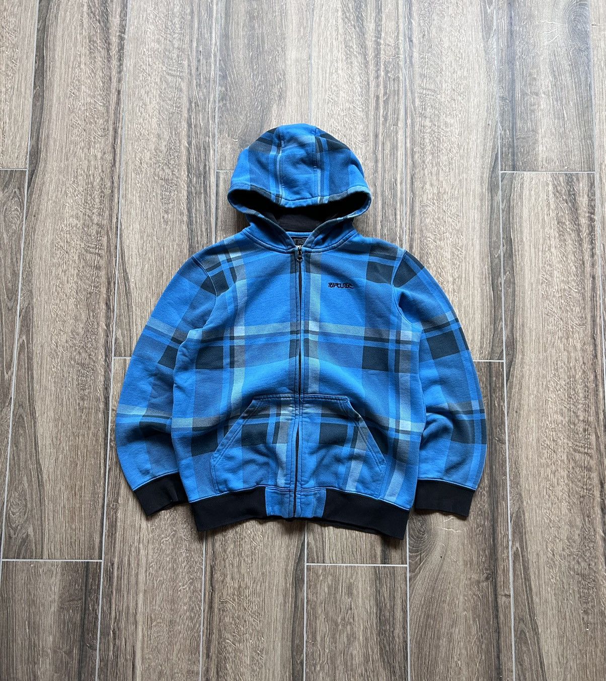Vintage Rip Curl Flannel y2k zip-hoodies