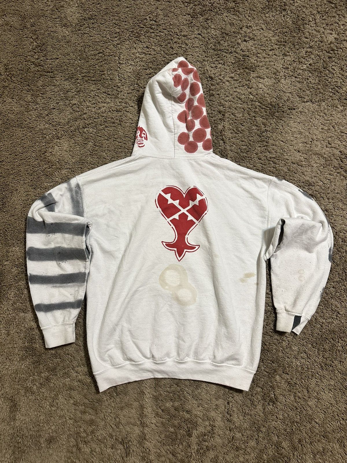 Gildan Vintage Crazy clown hoodie 00s size large Size US L / EU 52-54 / 3 - 8 Thumbnail