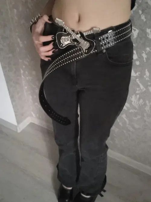 Designer × Japanese Brand Punk Belts Rivet Size ONE SIZE - 2 Thumbnail