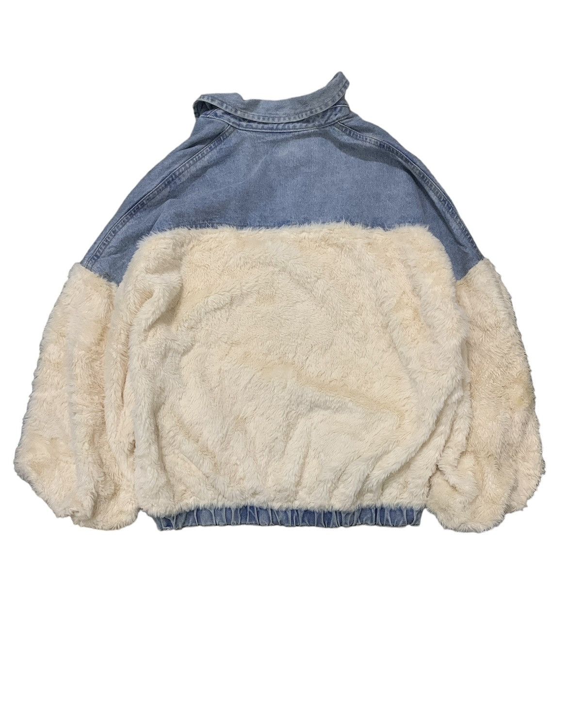 Other Be the Boss Denim Sherpa Bomber/Varsity Jacket(B) Size US M / EU 48-50 / 2 - 4 Thumbnail