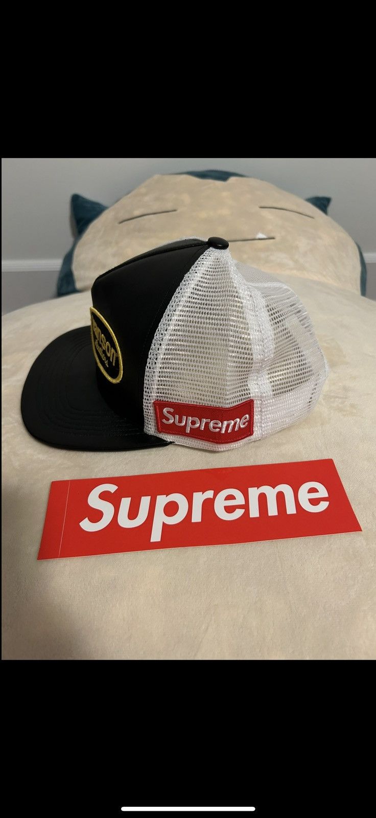 Supreme × Vanson Leathers Supreme Vanson Leather Trucker hat Size ONE SIZE - 4 Thumbnail