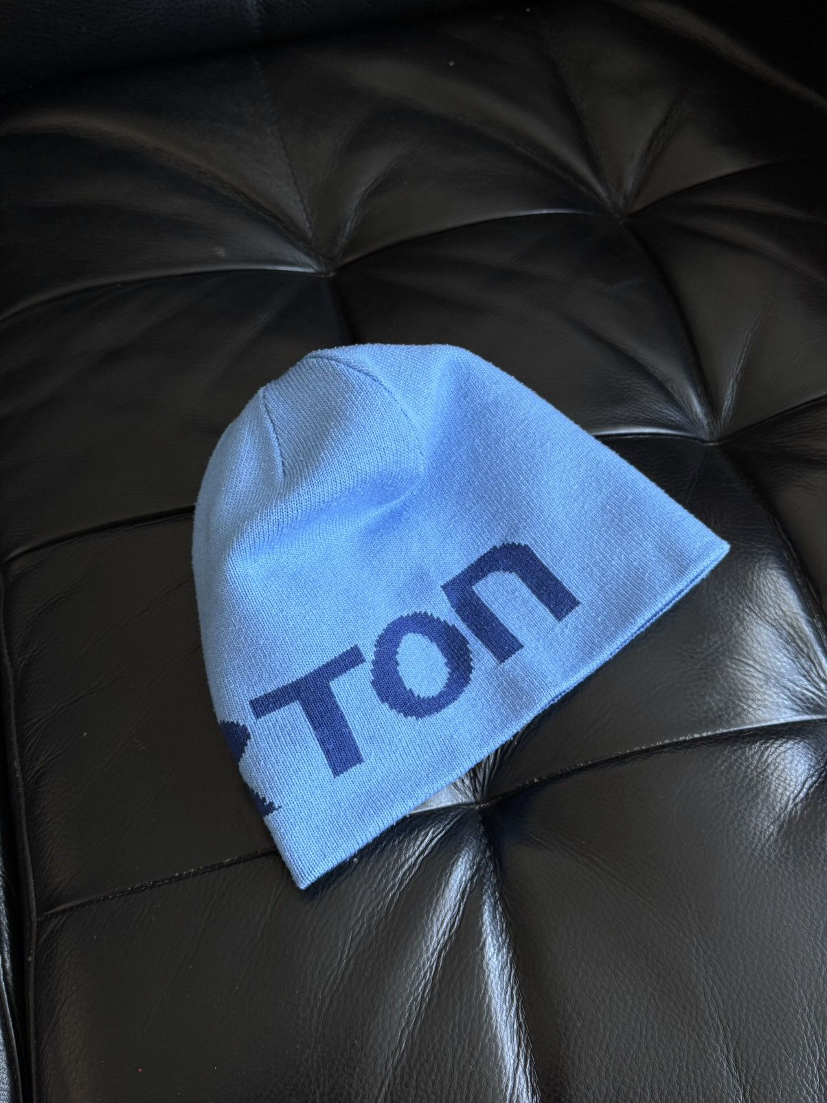 Burton Burton Reversible Billboard Beanie Blue Navy Size ONE SIZE - 4 Thumbnail