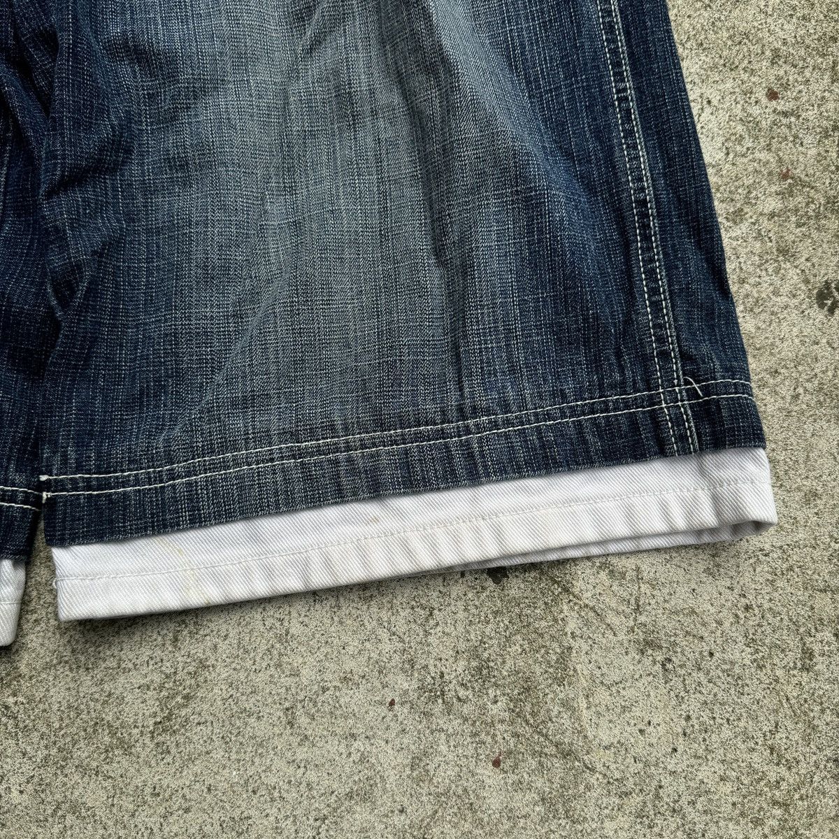 Southpole Y2K Southpole Faded Skater Jean Shorts ERD Grunge Thrashed Size US 32 / EU 48 - 5 Thumbnail