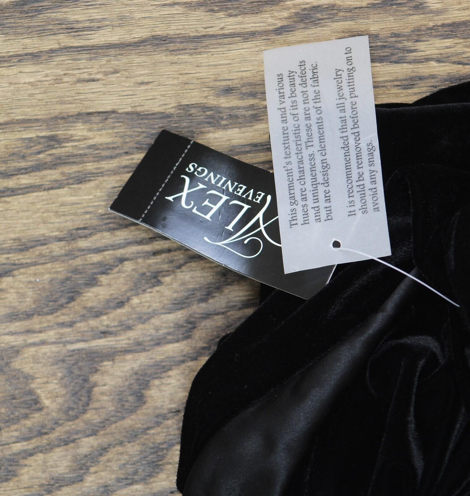 Other Nwt Alex Evenings Full Slim Leg Formal Dress Pant Black 2x Size XXL / US 16-18 / IT 52-54 - 3 Thumbnail