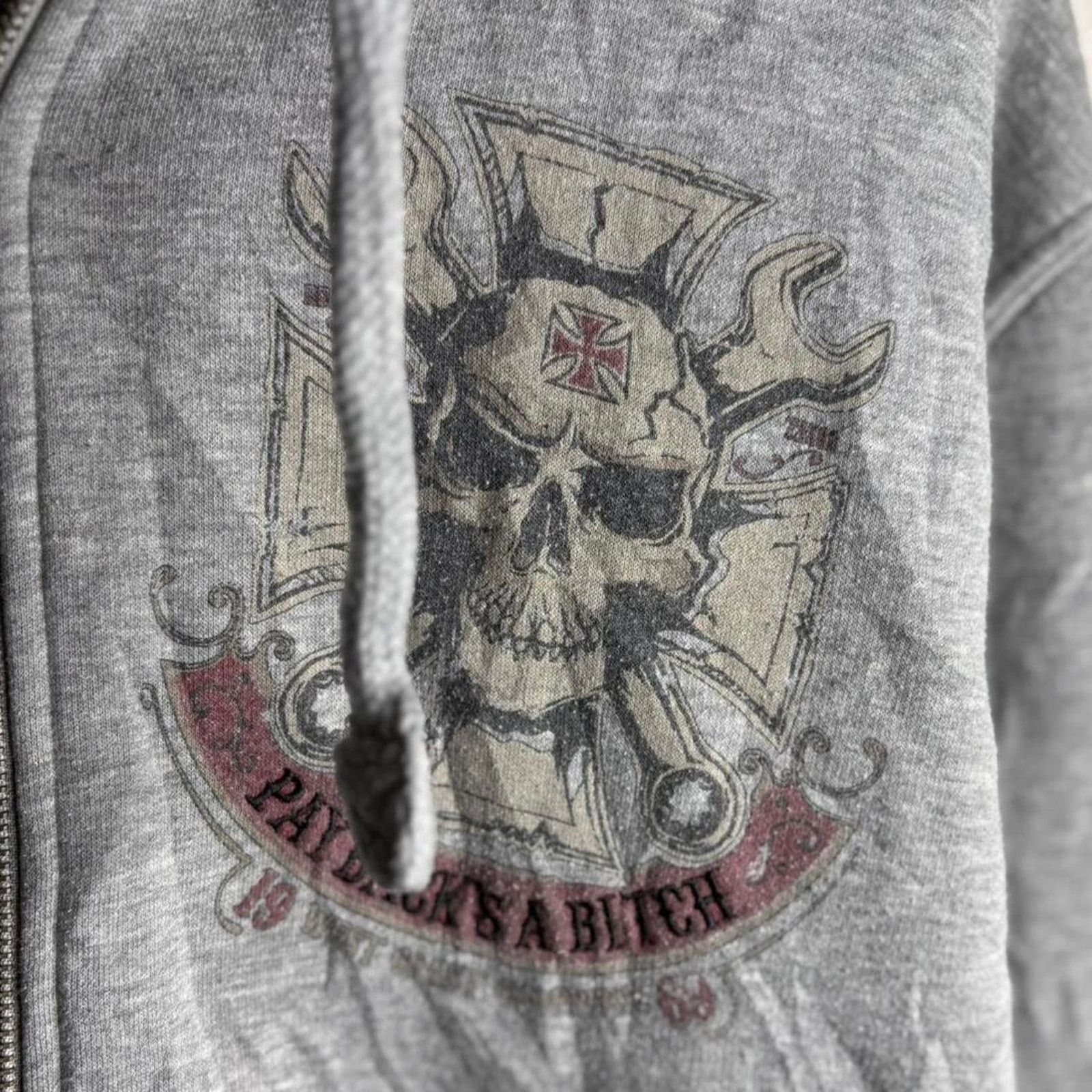 West Coast Choppers Vintage west coast choppers grey full zip hoodie skull y2k M Size US M / EU 48-50 / 2 - 4 Thumbnail