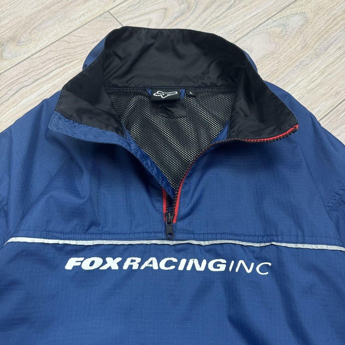Fox Racing Vintage 90s FOX Racing Polyester 1/4 Zip Light Jacket Size US L / EU 52-54 / 3 - 5 Thumbnail