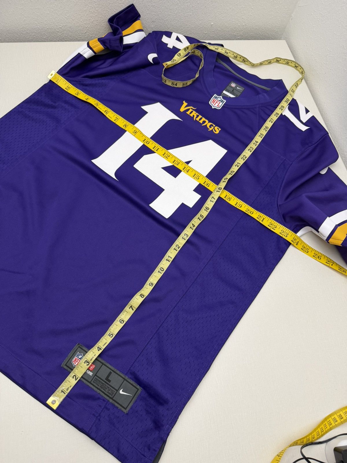 Nike Minnesota Vikings Stefon Diggs Nike Game Player NFL Jersey L Size US L / EU 52-54 / 3 - 7 Thumbnail