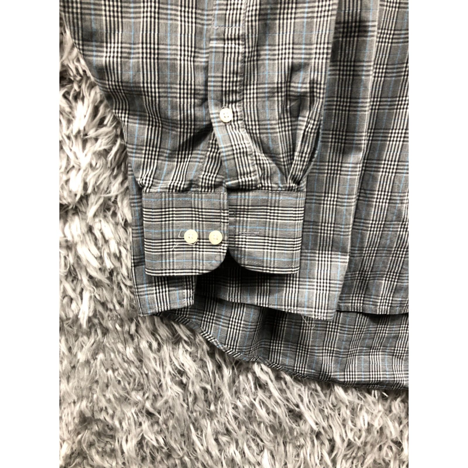 Chaps Chaps Shirt XXL Mens Gray Plaid Long Sleeve Button-Down Collar Shirt Size US XXL / EU 58 / 5 - 2 Thumbnail