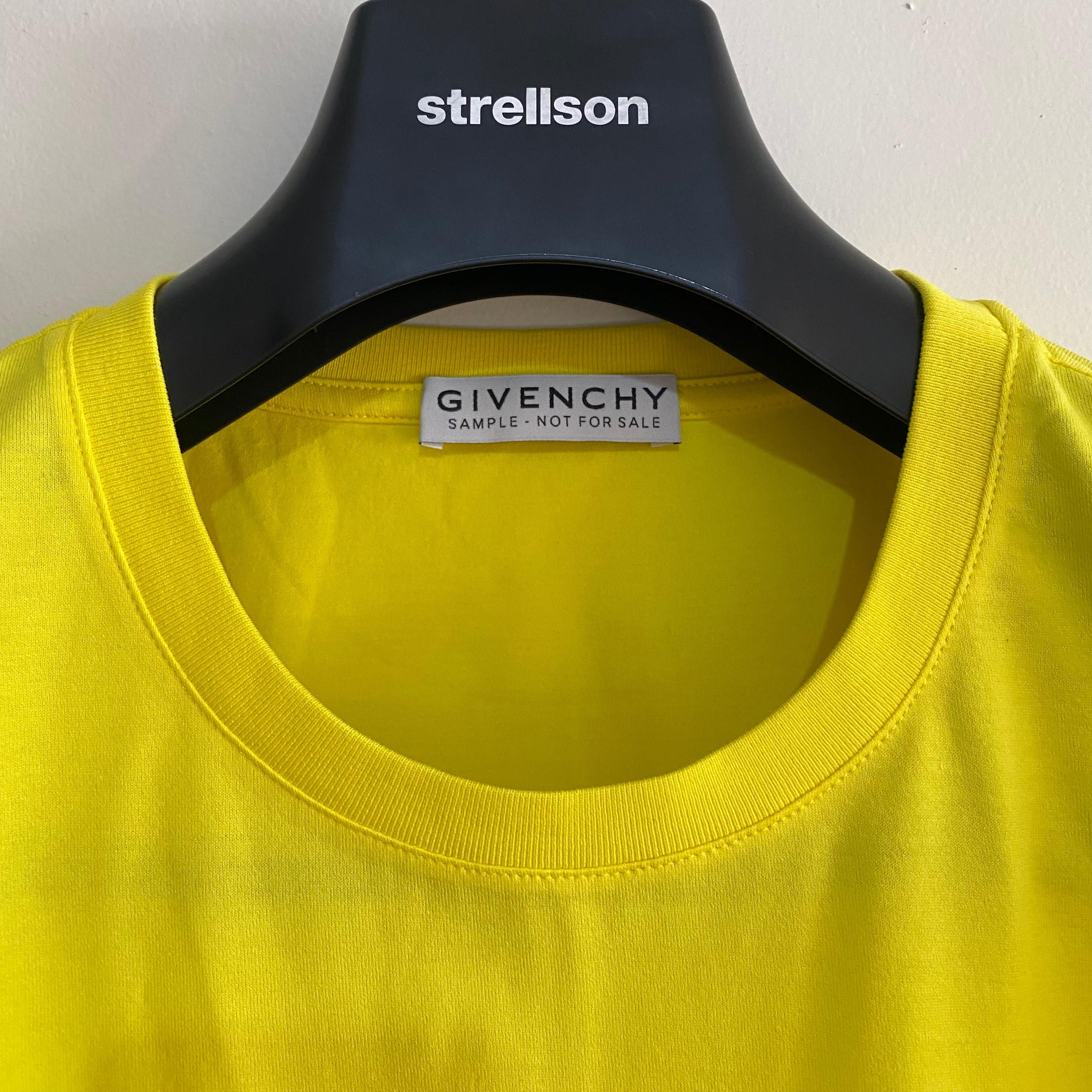 Givenchy x Browns 50 Yellow Tape Logo T-Shirt Size US M / EU 48-50 / 2 - 2 Thumbnail