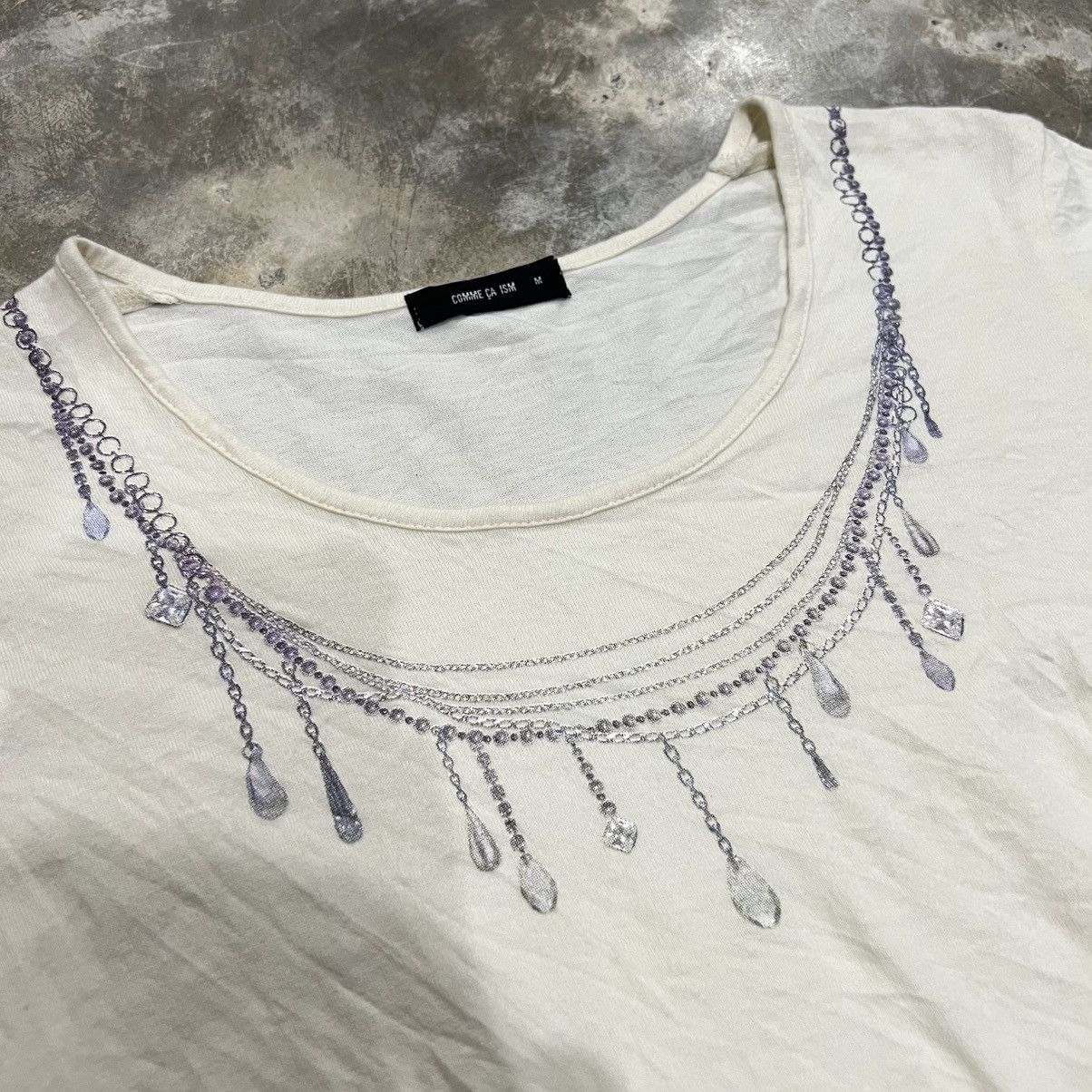 Comme Ca Ism Comme Ca Ism 14th Addiction Style Necklace T-Shirt Size M / US 6-8 / IT 42-44 - 3 Thumbnail