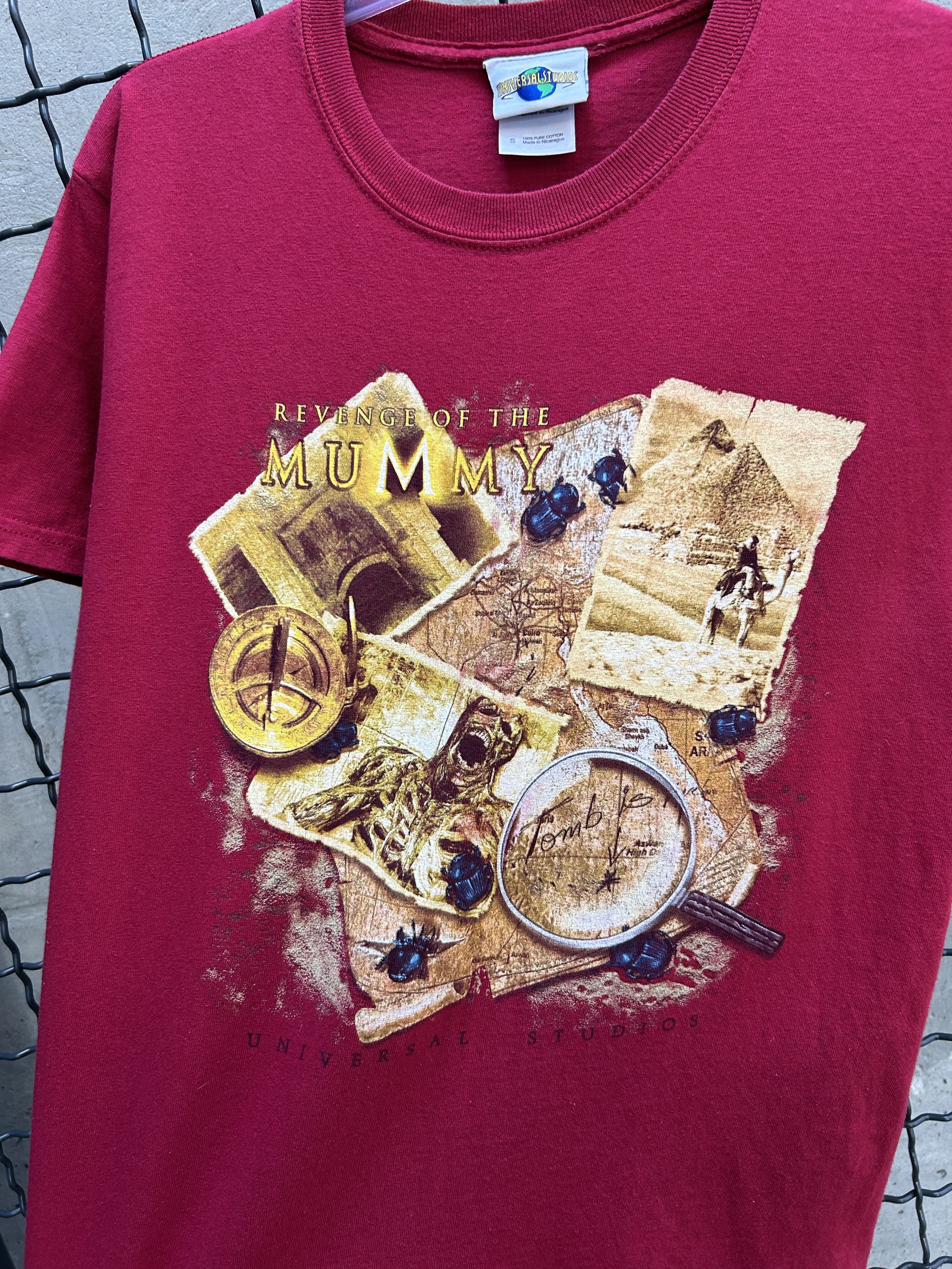 Universal Studios Vintage 90s Revenge of the Mummy Universal Movie T-shirt Size US S / EU 44-46 / 1 - 4 Thumbnail