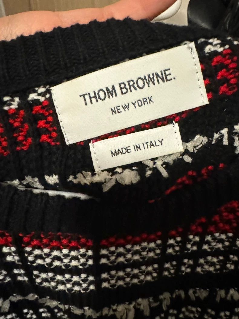 Thom Browne Thom browne Knitted sweater with short sleeves 2503-Nextarr Size US L / EU 52-54 / 3 - 2 Thumbnail