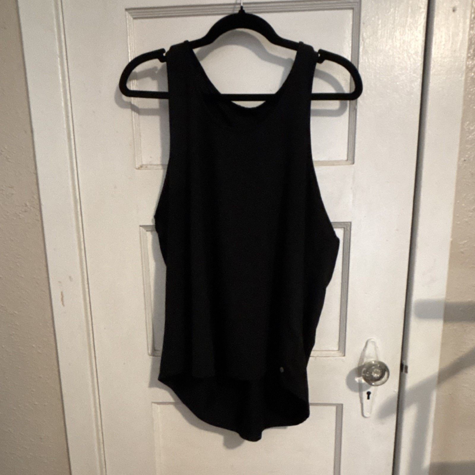& Other Stories WELL + CALM Women's Black Racerback Mesh Tank Top XL Size XXL / US 16-18 / IT 52-54 - 1 Thumbnail