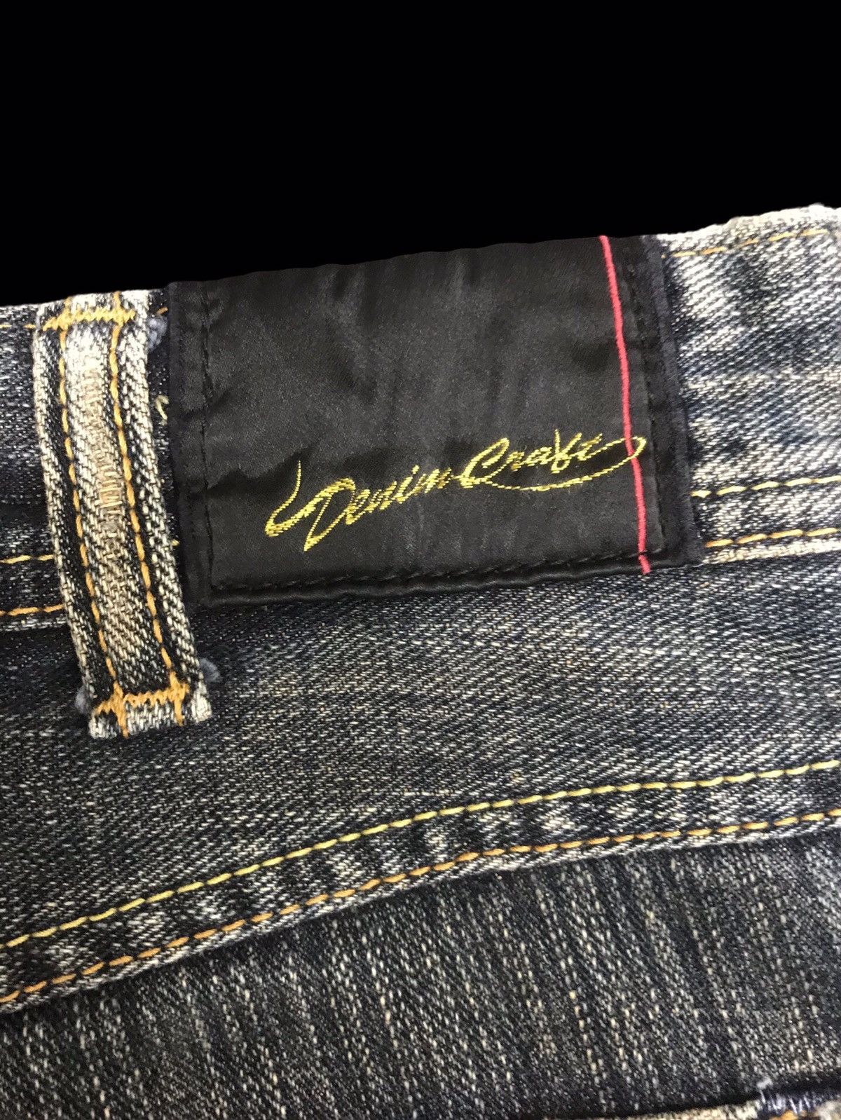 Japanese Brand 💥RELAXED💥VERY RARE DENIM CRAFT RUSTY FADES DENIM F433 Size US 31 - 17 Thumbnail
