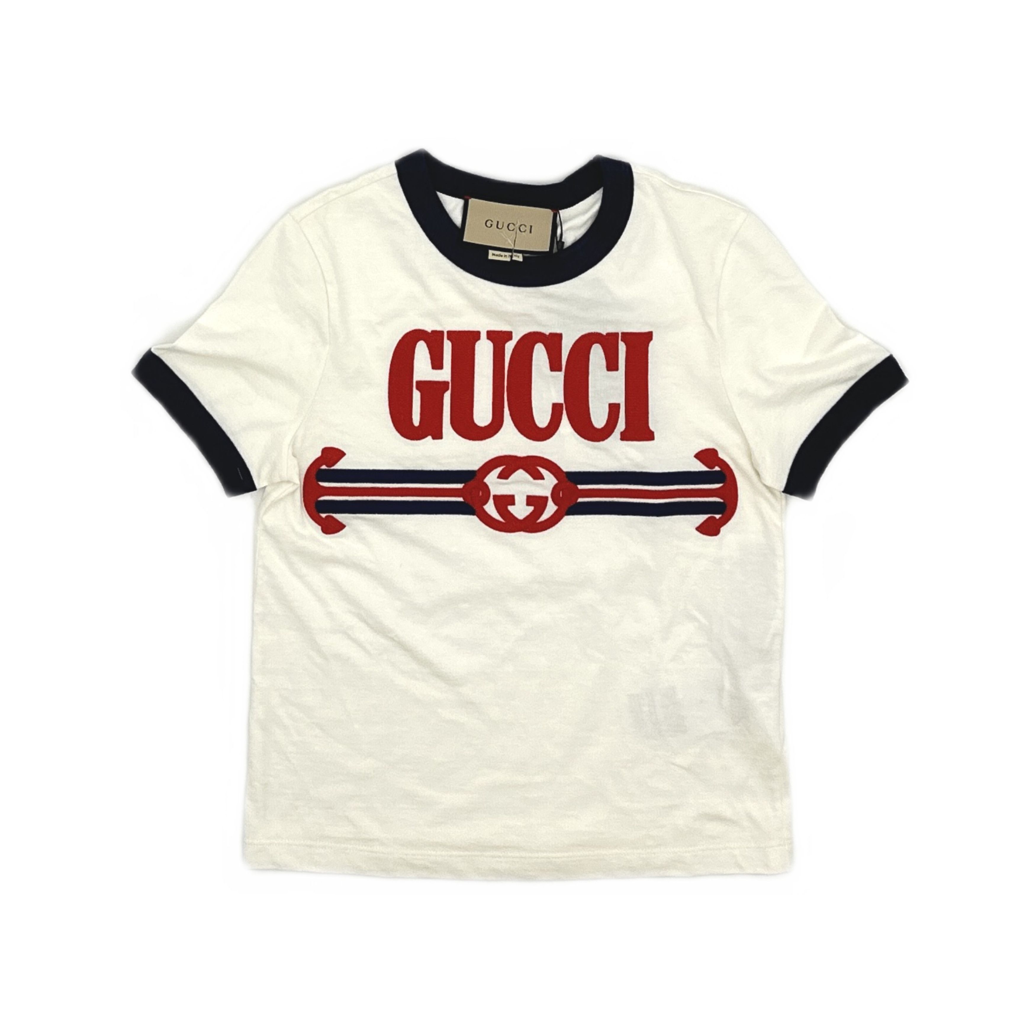 Gucci Gucci Logo Short Sleeve T-Shirt Size XXS Size XXS / US 00 / IT 34 - 1 Thumbnail