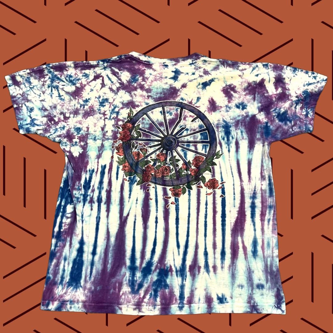 Anvil VINTAGE Grateful Dead Shirt Mens XL Bertha Tie Dye Band