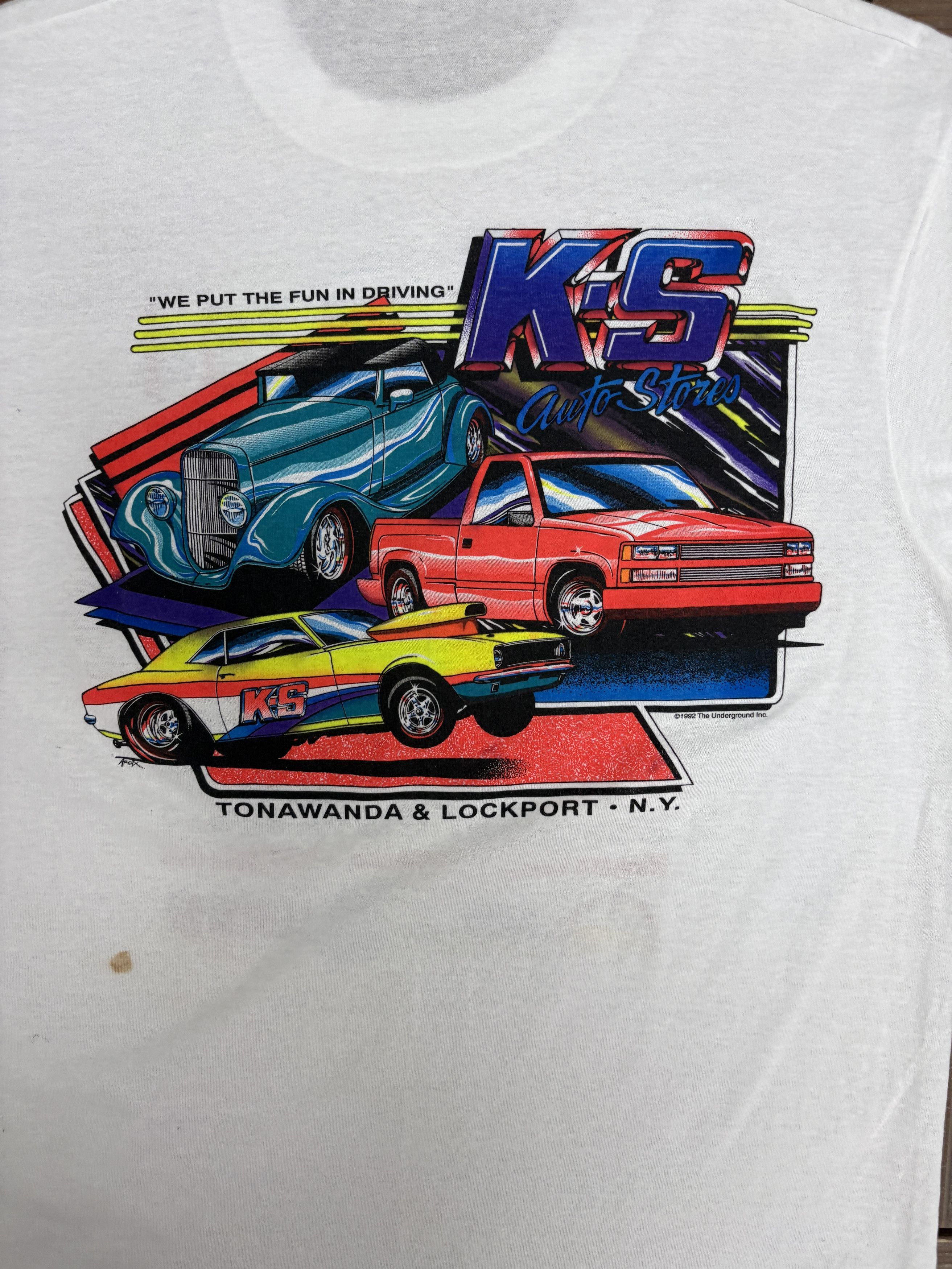 Vintage Niagara '94 Auto Swap Car Shows Vintage White T-Shirt Tee Size US XL / EU 56 / 4 - 5 Thumbnail