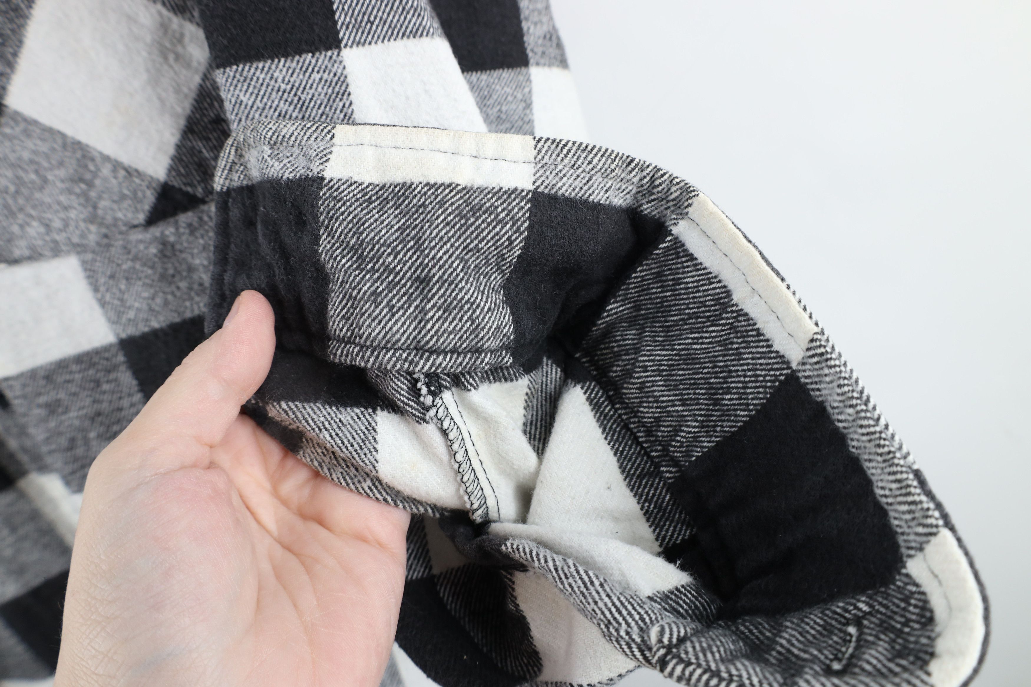 Dickies × Vintage Vintage 90s Dickies Heavyweight Flannel Button Shirt Plaid Size US L / EU 52-54 / 3 - 8 Thumbnail