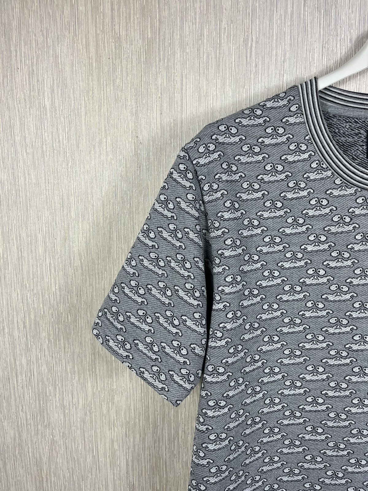Perks And Mini PAM Perks and Mini monogram knitted tee t-shirt ghost print Size US XL / EU 56 / 4 - 5 Thumbnail