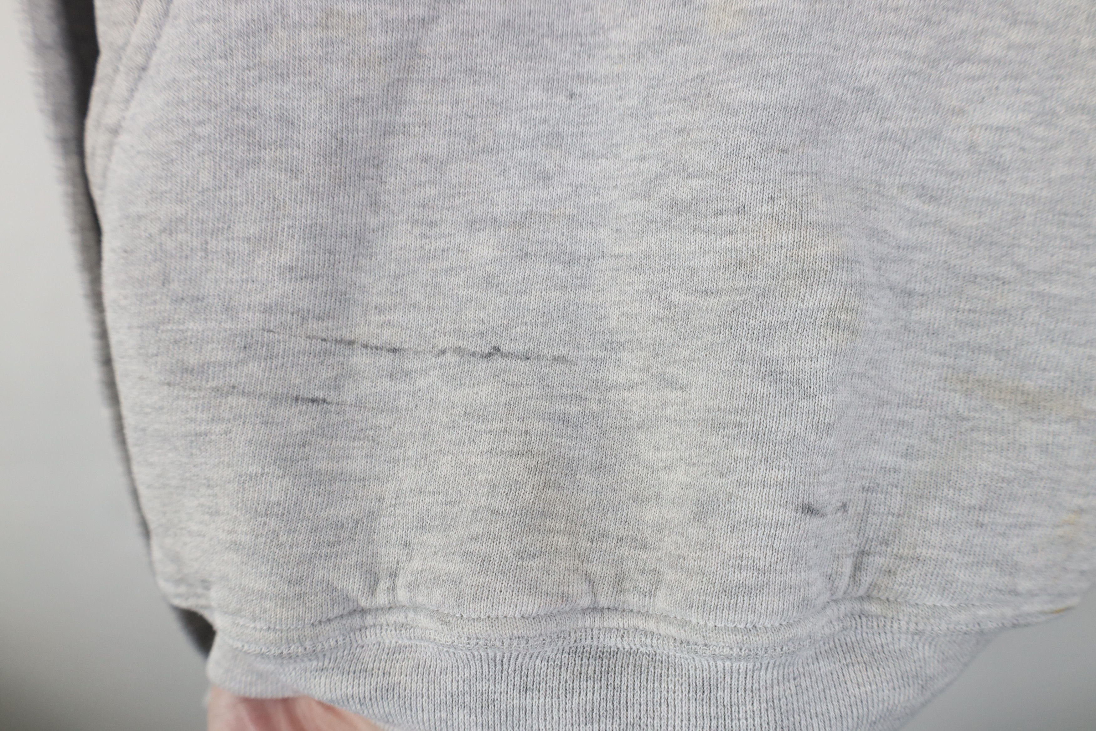 Russell Athletic Vintage 90s Russell Athletic Blank Hoodie Sweatshirt Gray Size US M / EU 48-50 / 2 - 6 Thumbnail