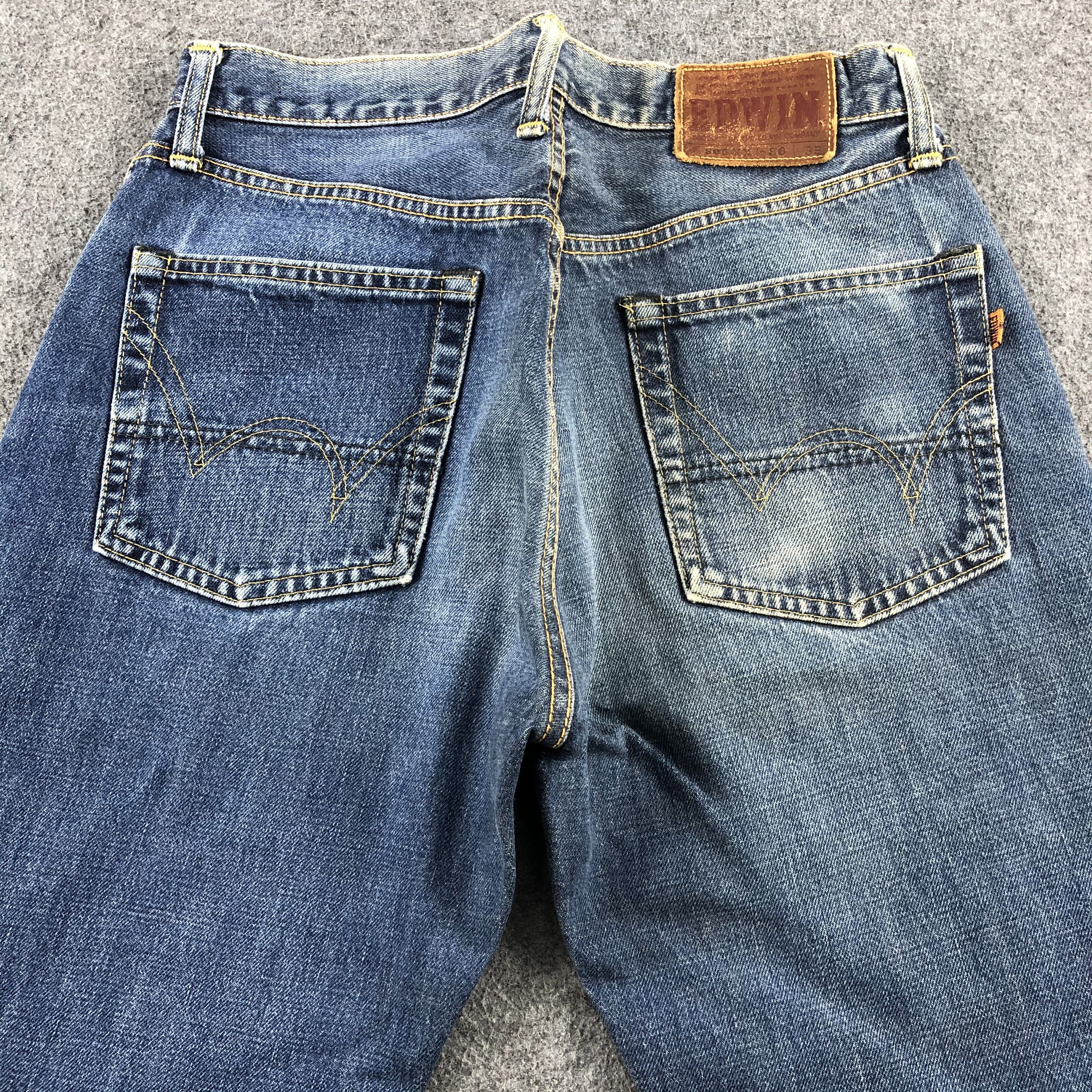 Edwin Vintage Blue Wash Edwin 505 Jeans-J1766 Size US 28 / EU 44 - 4 Thumbnail