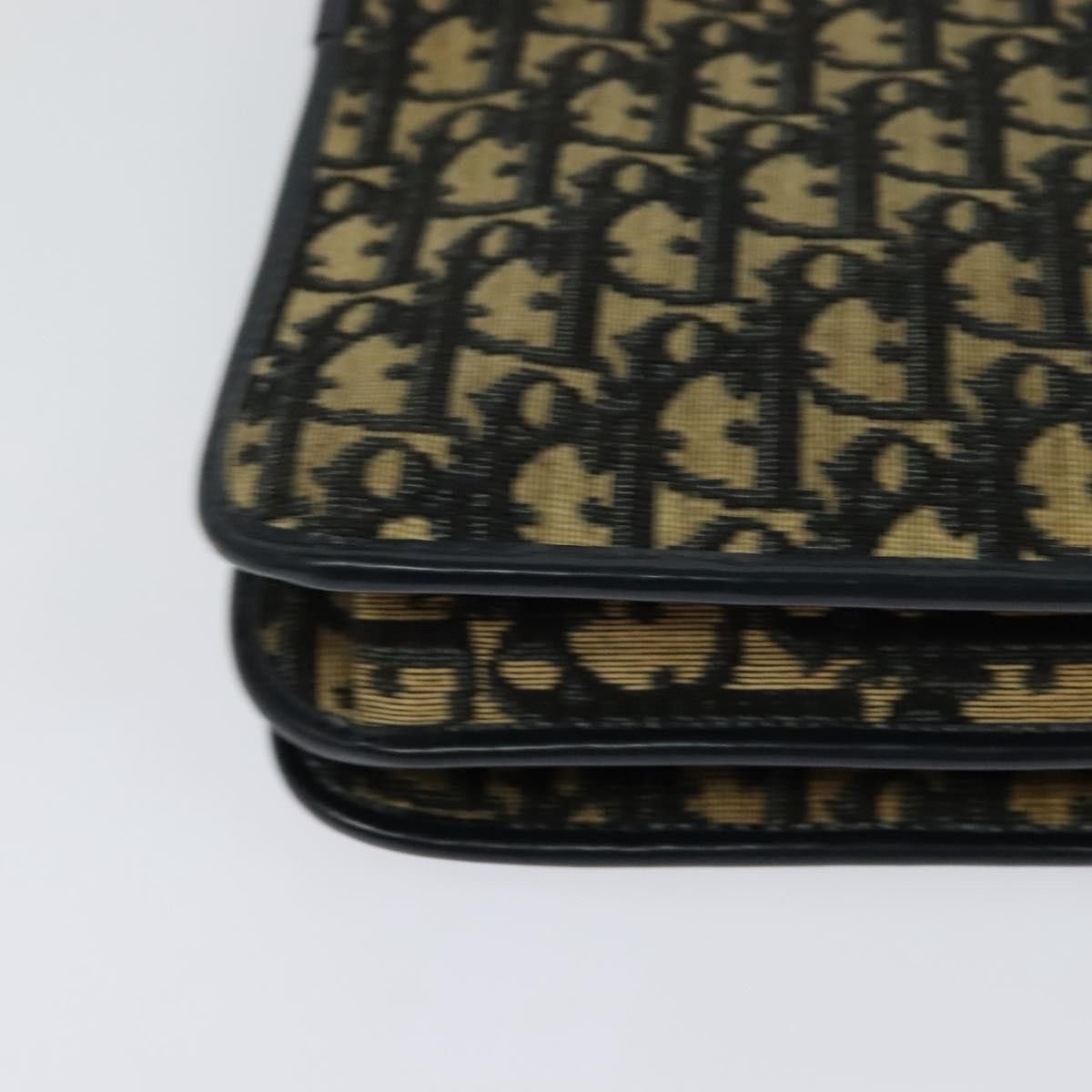 Dior DIOR Trotter Canvas Shoulder Bag Navy Size ONE SIZE - 12 Thumbnail