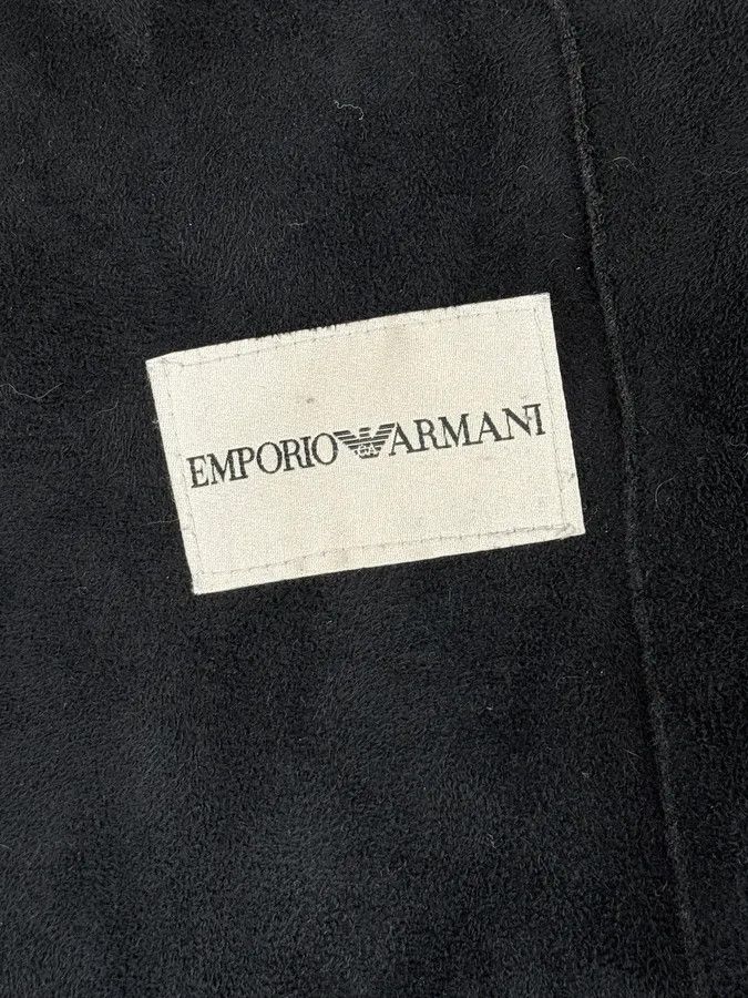 Emporio Armani 1990s Emporio Armani Black Reversible Faux Fur Coat Size XS / US 0-2 / IT 36-38 - 14 Thumbnail