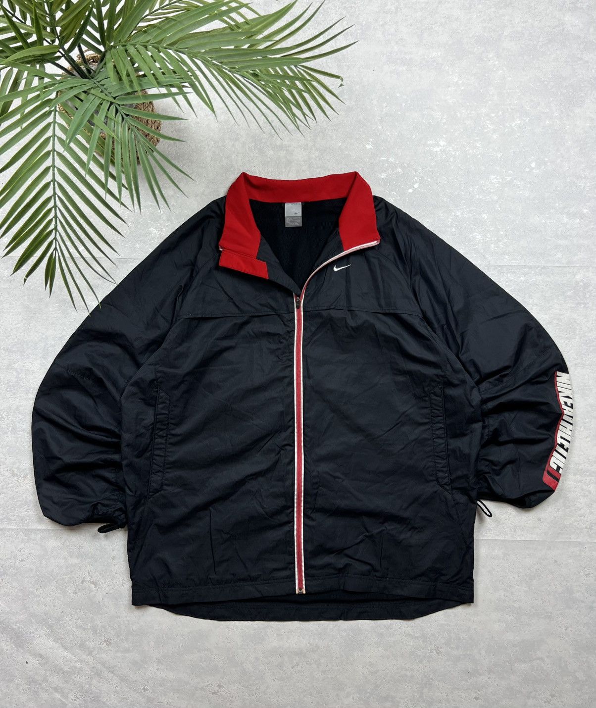 Nike 90s Nike Swoosh Athletic Vintage Y2K Oversized Retro Jacket Size US XXL / EU 58 / 5 - 1 Thumbnail
