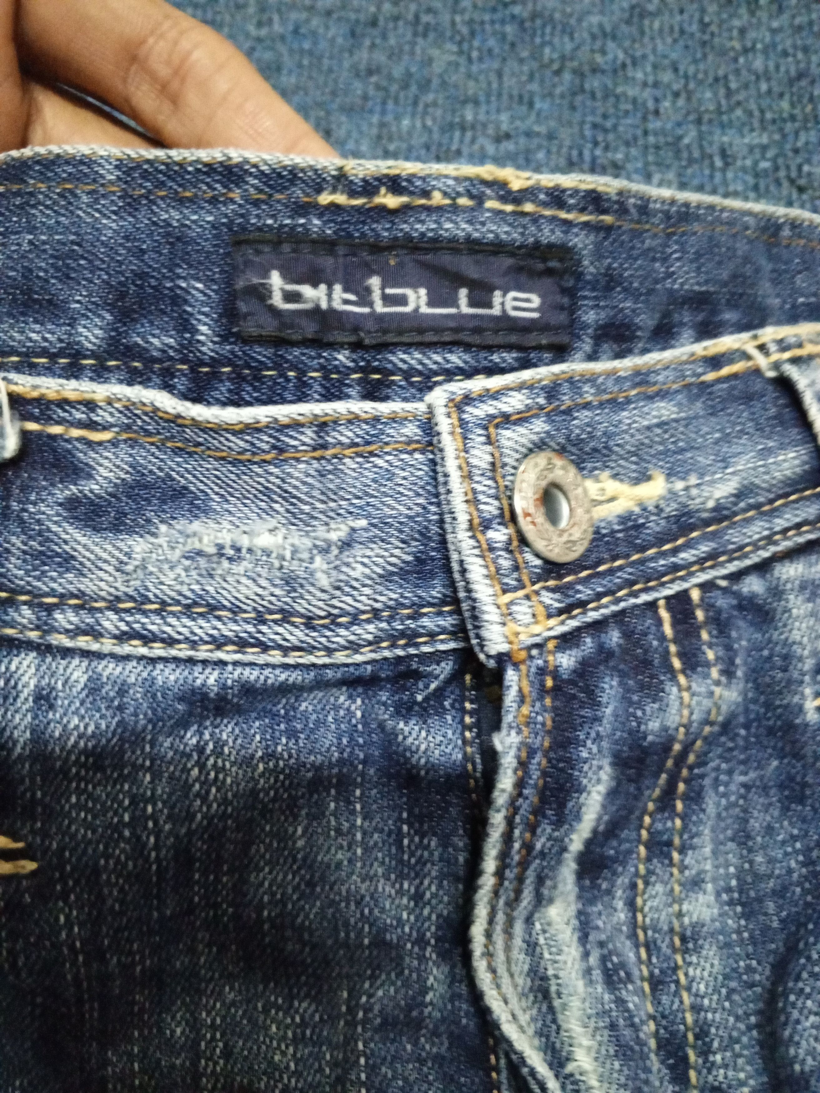 Japanese Brand BIT BLUE SCOLAR JEANS RARE Size US 32 / EU 48 - 10 Thumbnail