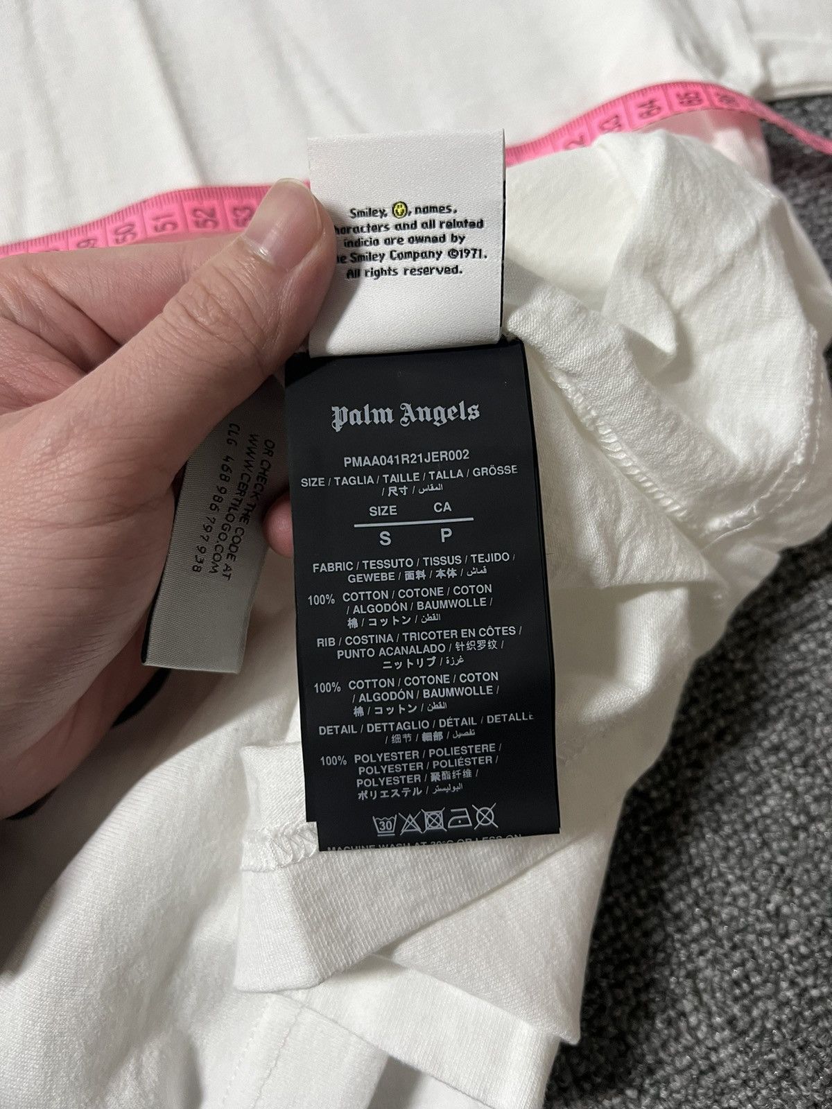 Palm Angels 「retail€449」Brand new palm angels x smiley tee shirt Size US S / EU 44-46 / 1 - 13 Thumbnail