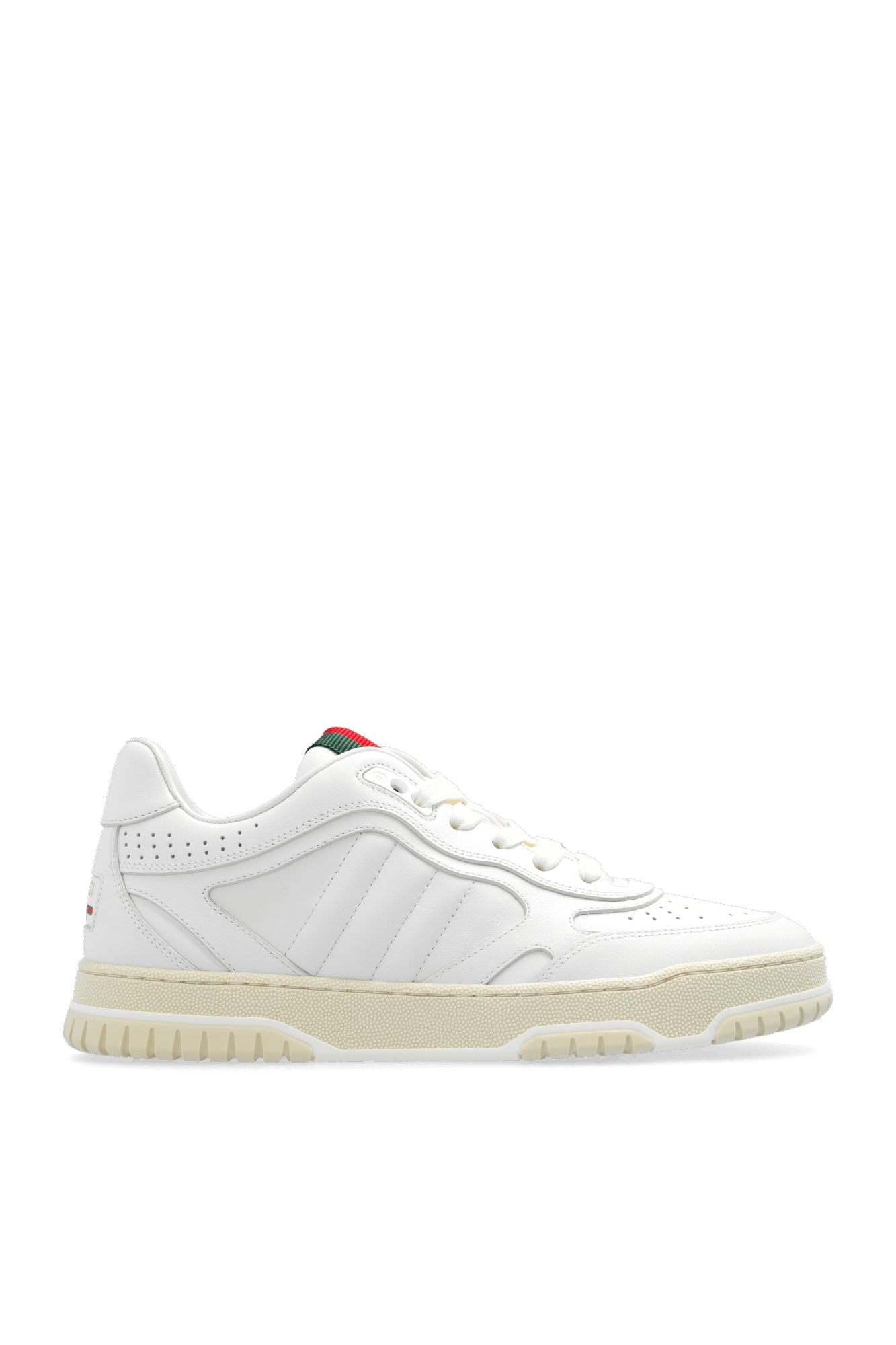 Gucci oc11z526 Women's Gucci Re-Web Sneakers in White Size US 10 / IT 40 - 1 Thumbnail