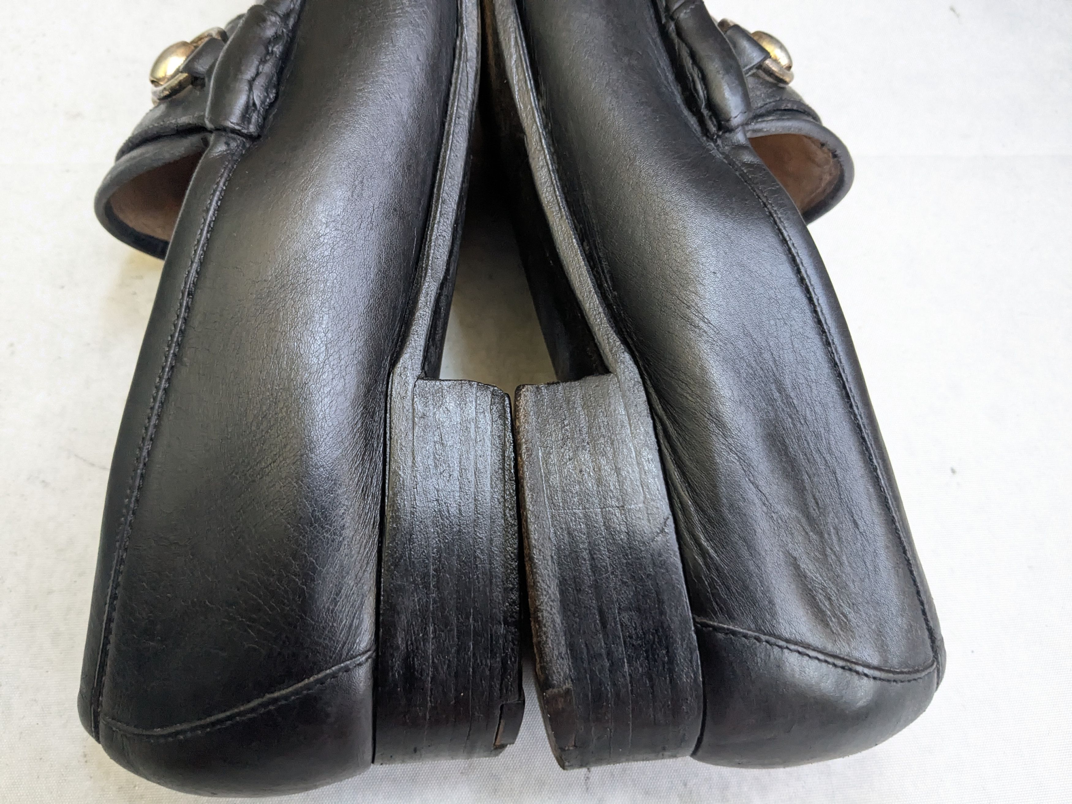 Gucci Vintage Gucci Horsebit Loafers Black 9 Narrow Size US 9 / EU 42 - 10 Thumbnail